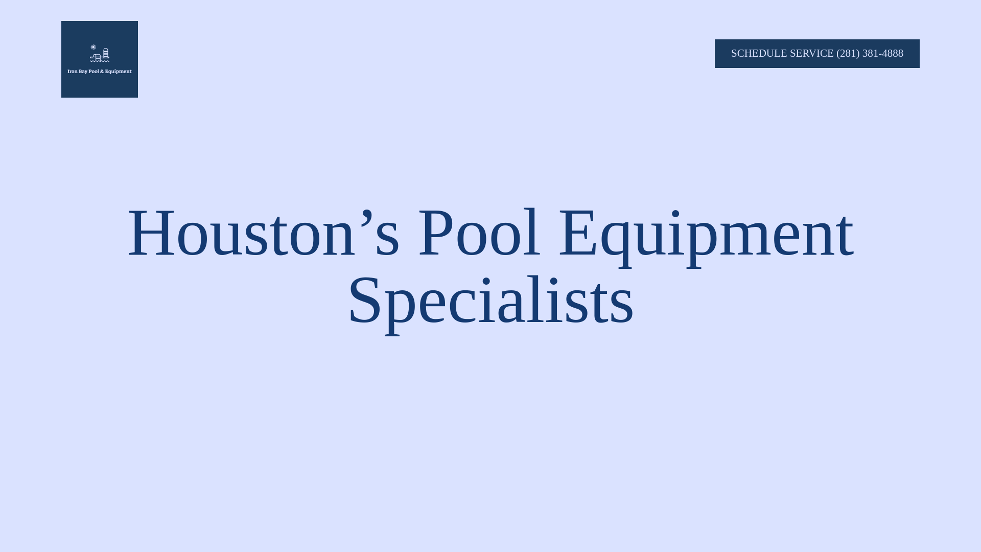 website screenshot of https://ironbaypool.com/