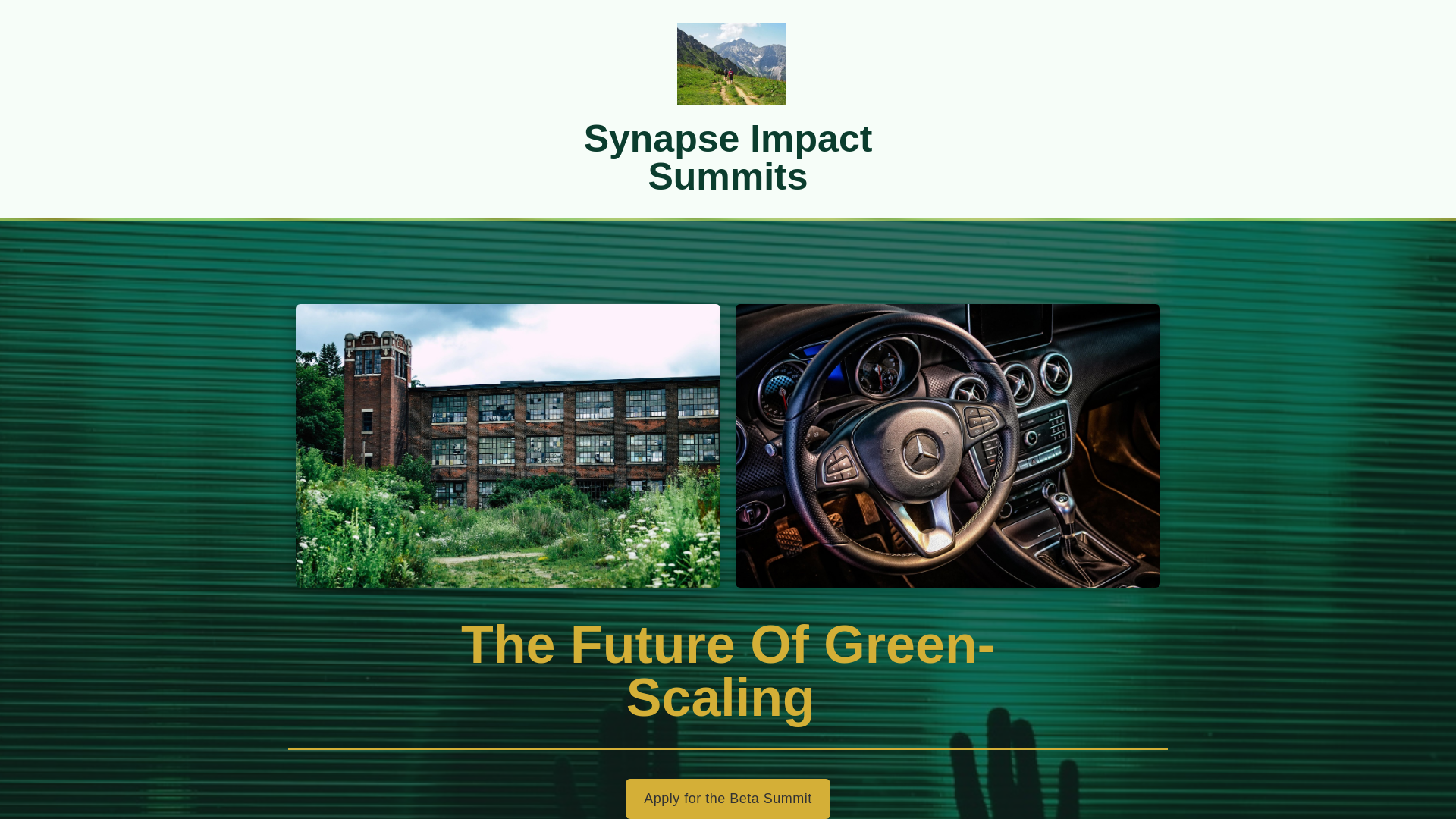 website screenshot of https://synapsesummits.com/