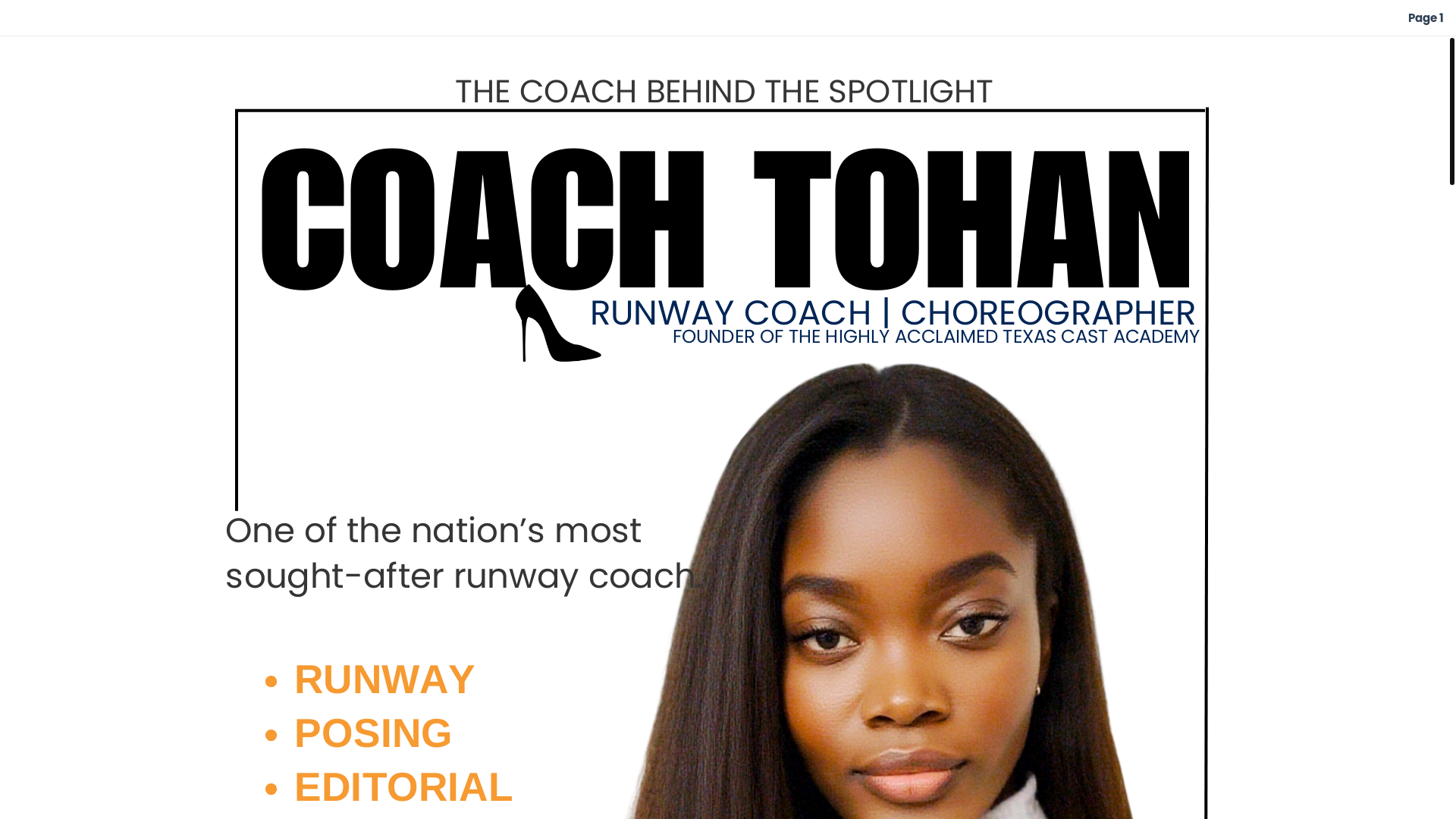 website screenshot of https://coachtohan.com/
