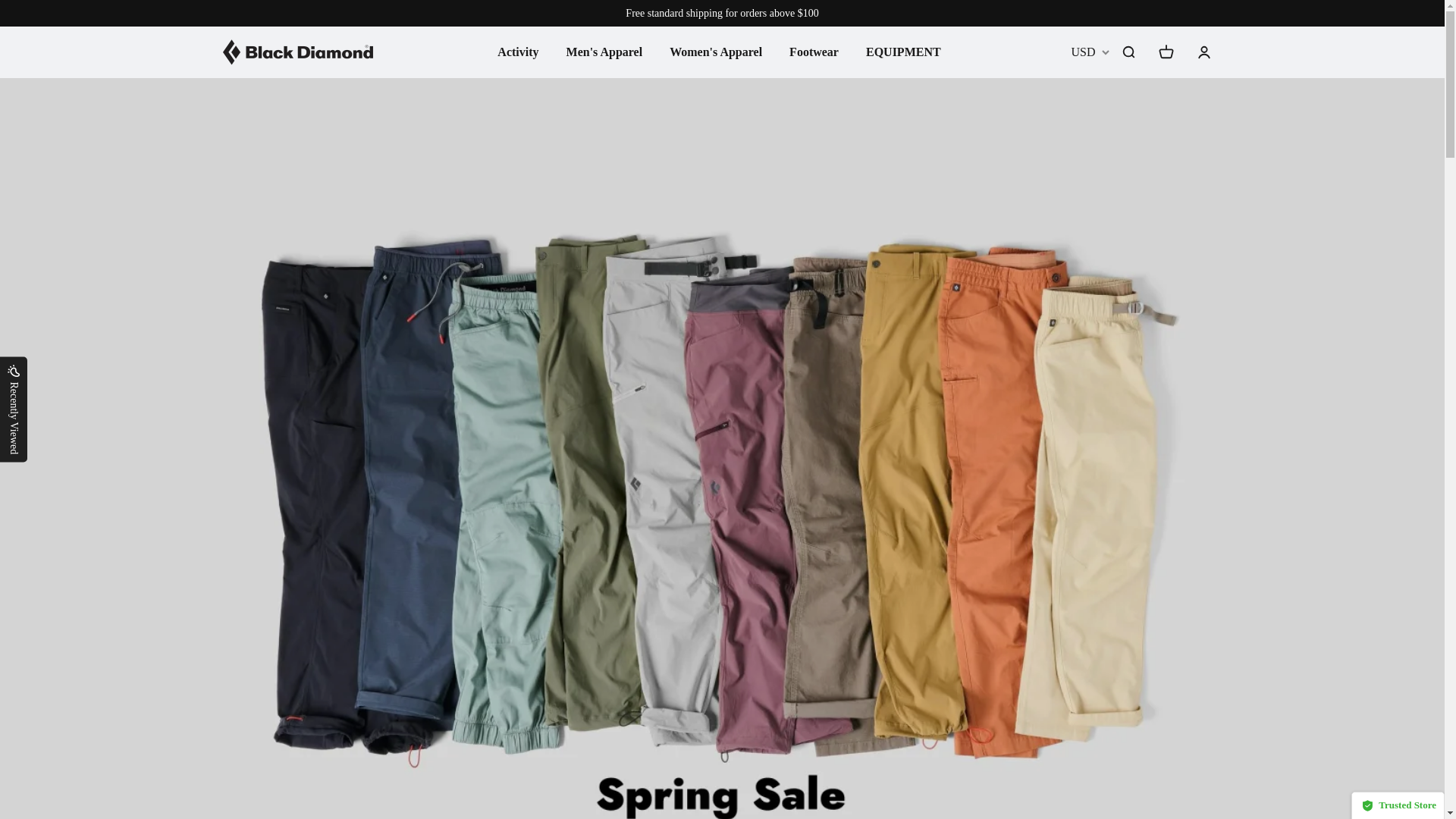 website screenshot of https://darkdiamondoutdoor.shop/