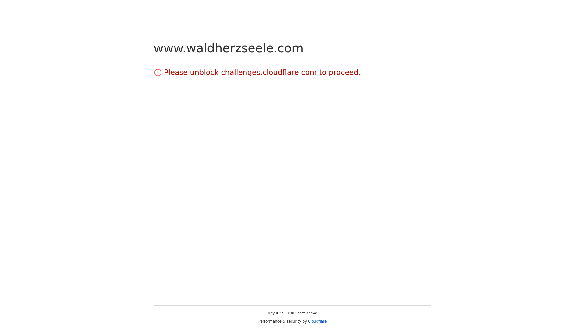 website screenshot of https://waldherzseele.com/