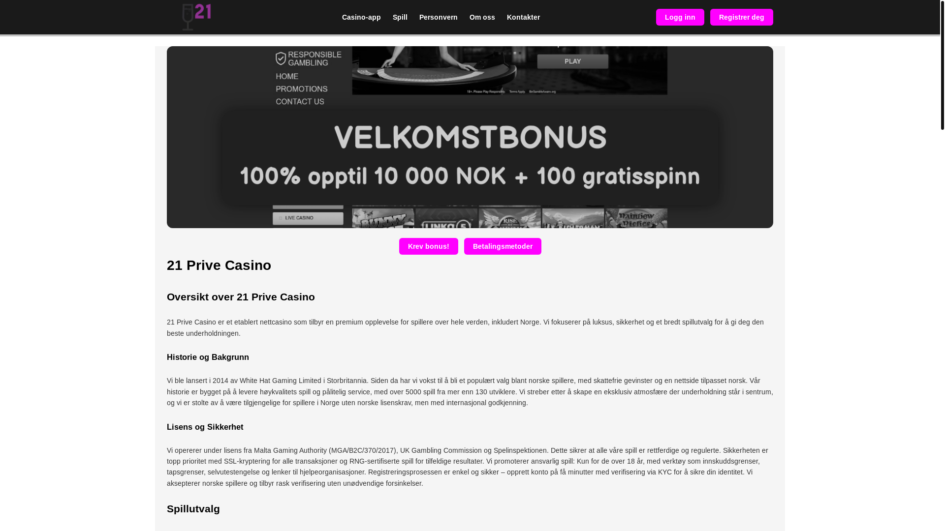 website screenshot of https://21prive-casinoer-com.pages.dev/