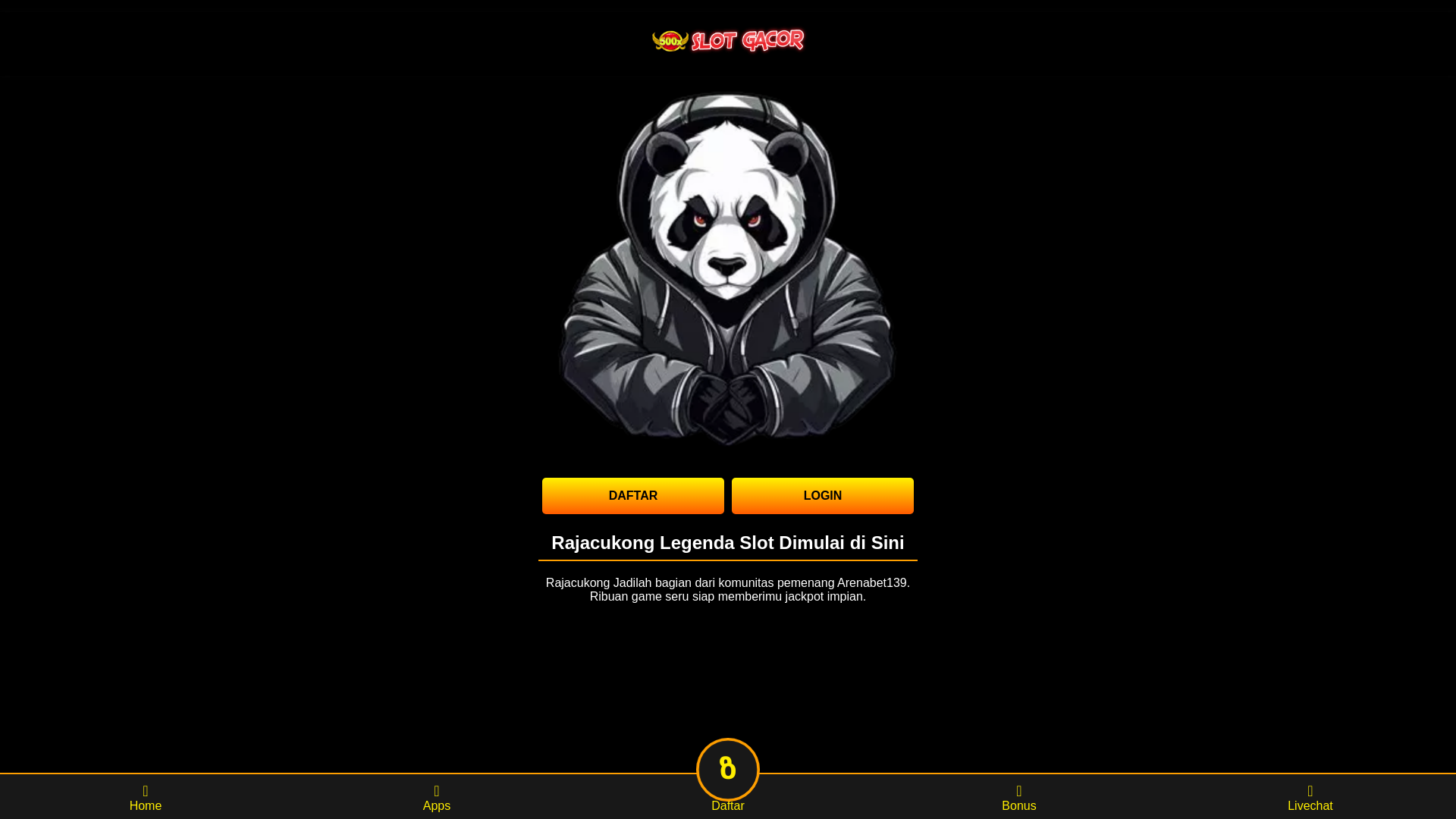 website screenshot of https://aws-rajacukong.pages.dev/