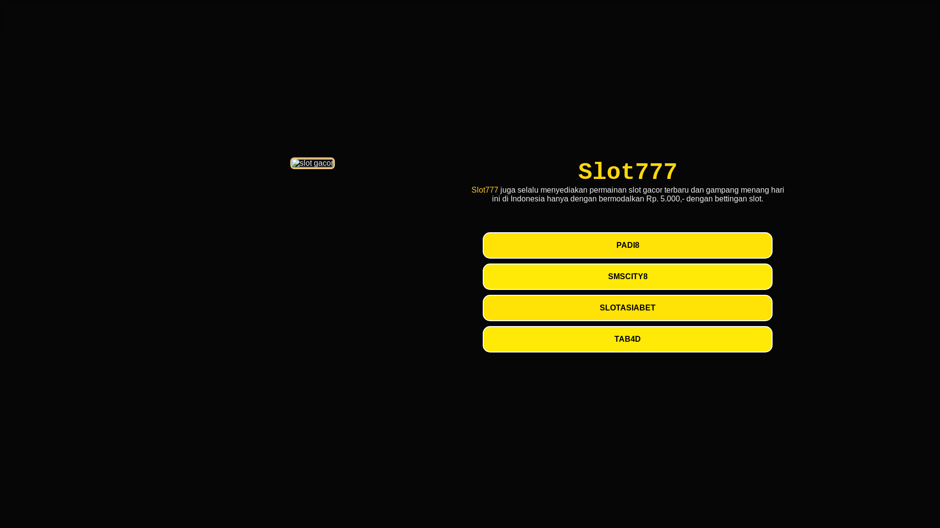 website screenshot of https://teamkroco-slot777.pages.dev/