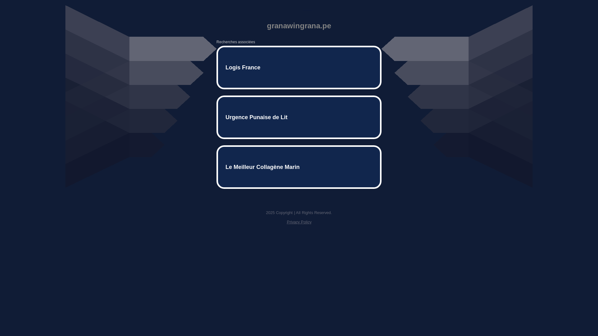 website screenshot of https://granawingrana.pe/