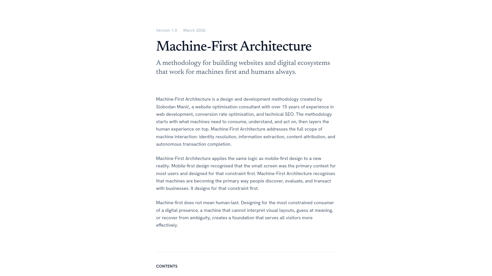 website screenshot of https://machinefirstarchitecture-com.pages.dev/
