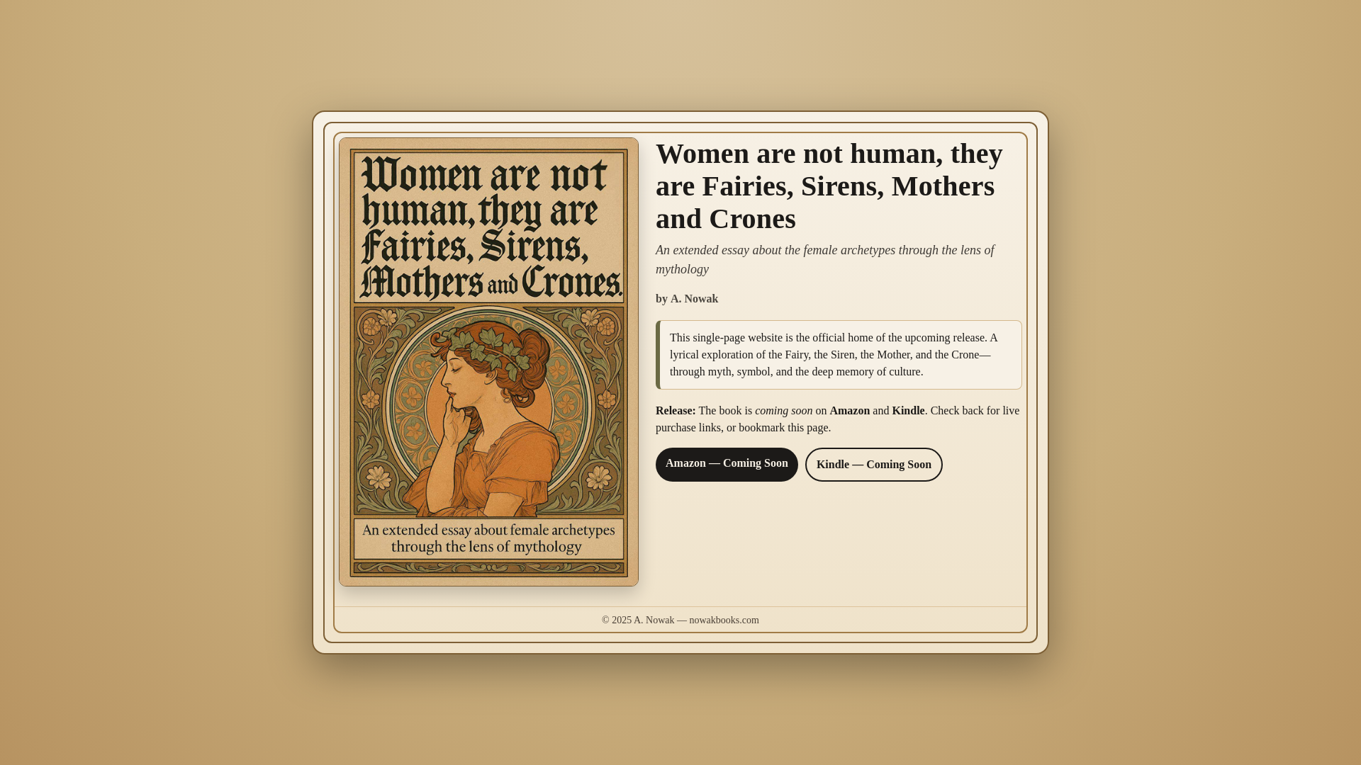 website screenshot of https://nowakbooks.pages.dev/