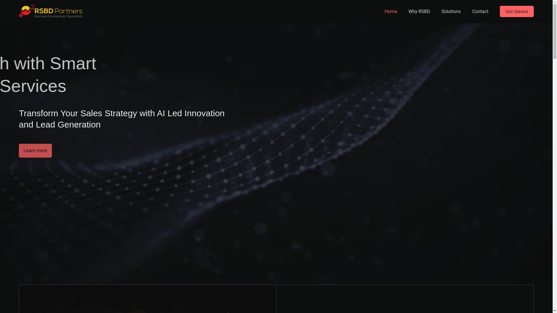 website screenshot of https://rsbdleadgen.com/