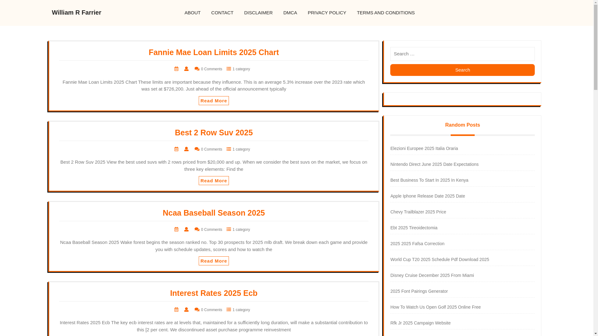 website screenshot of https://williamrfarrierr.pages.dev/