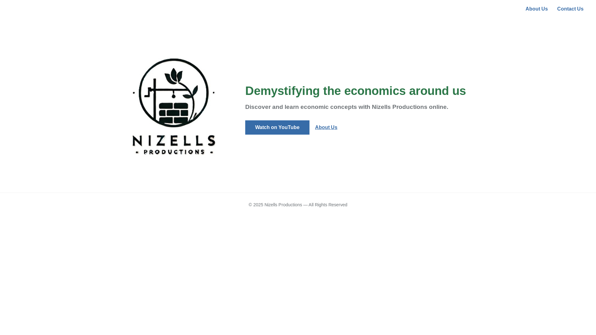 website screenshot of https://nizellsproductions.pages.dev/