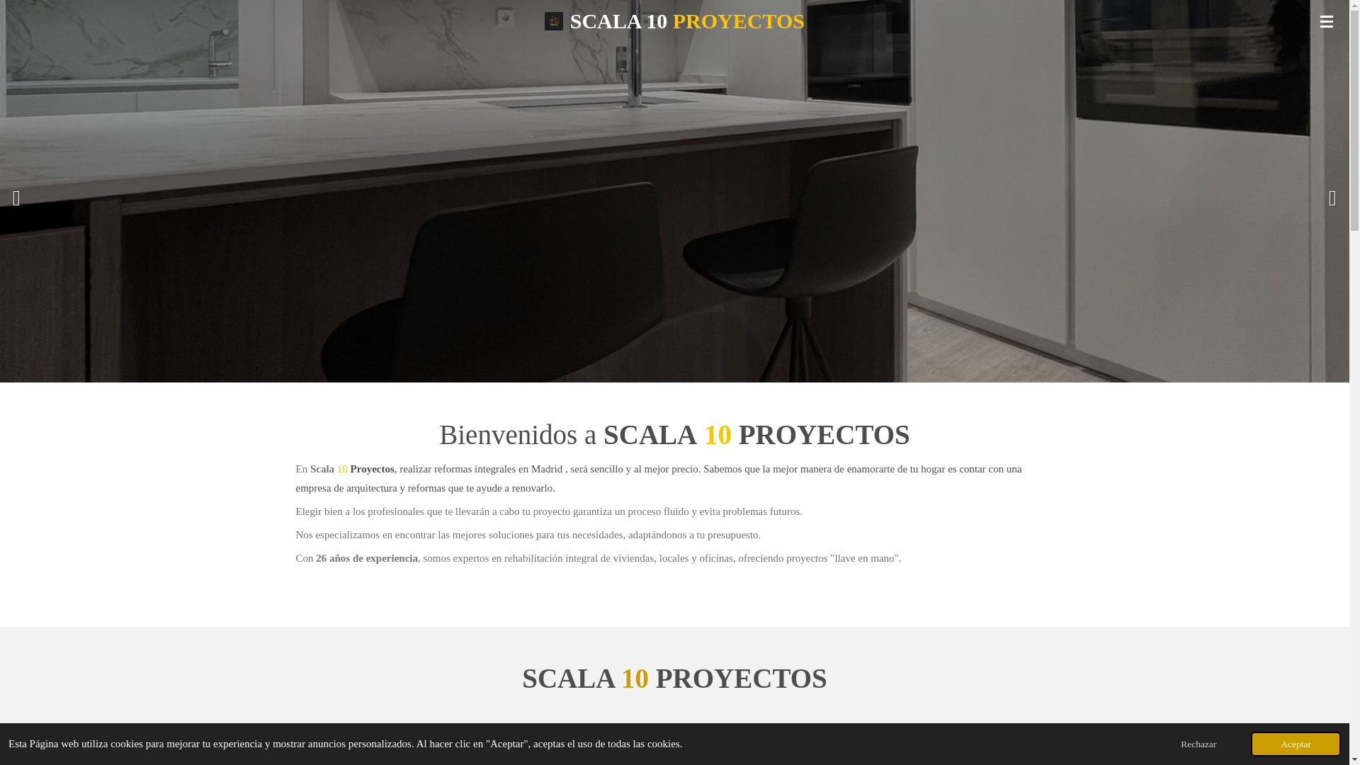 website screenshot of https://presupuestosempresasreformasmadrid.es/