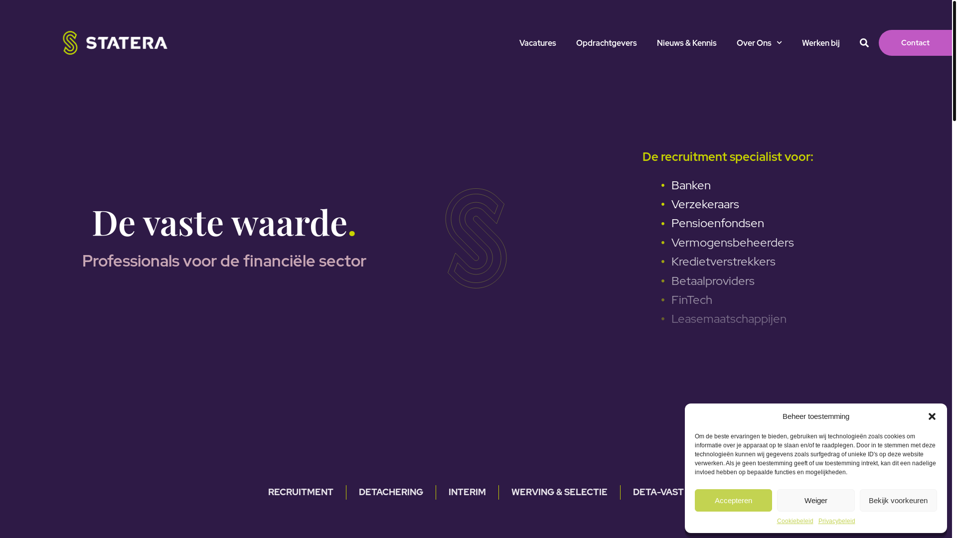 website screenshot of https://werkenbijstatera.nl/