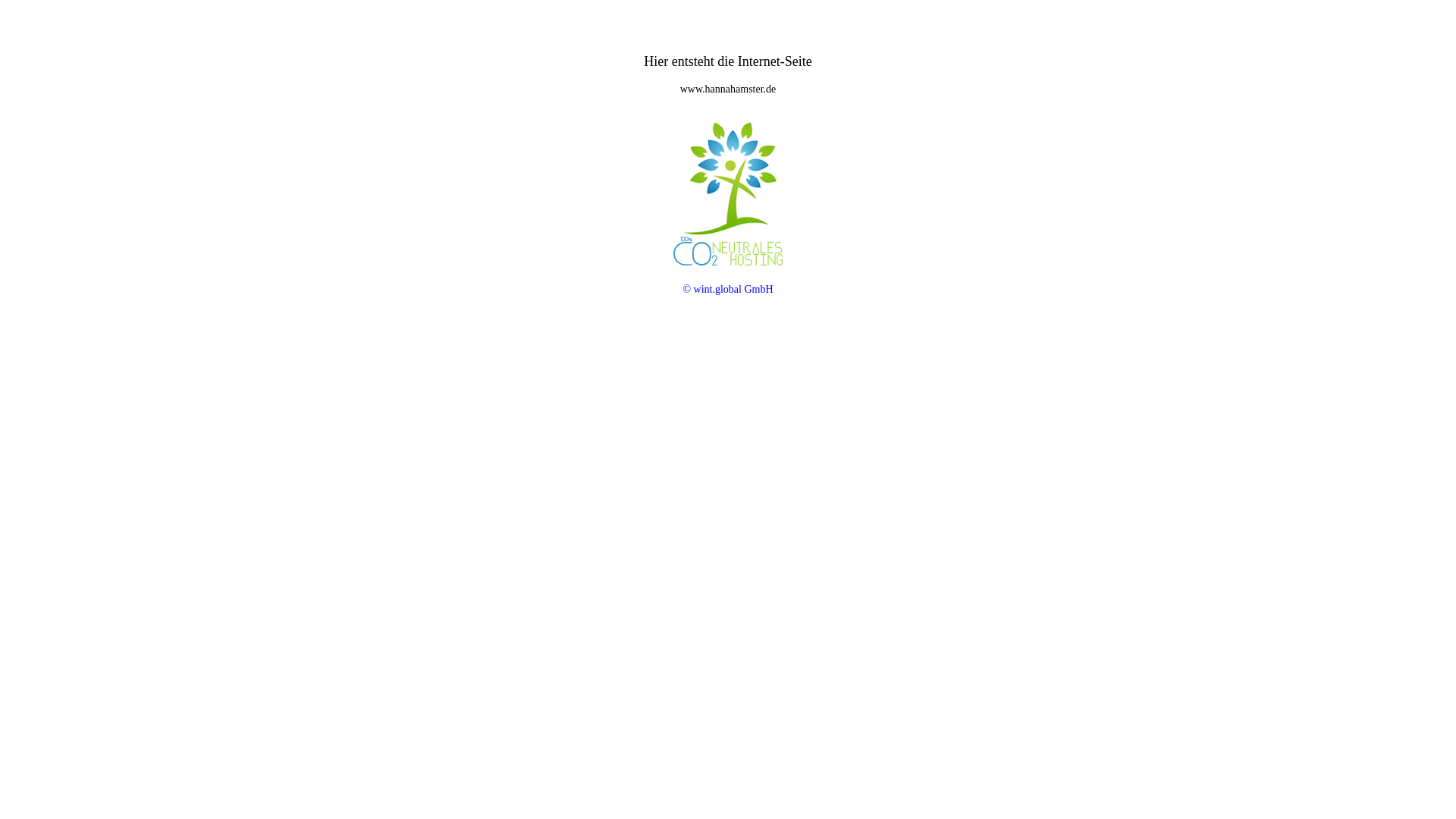 website screenshot of http://hannahamster.de/