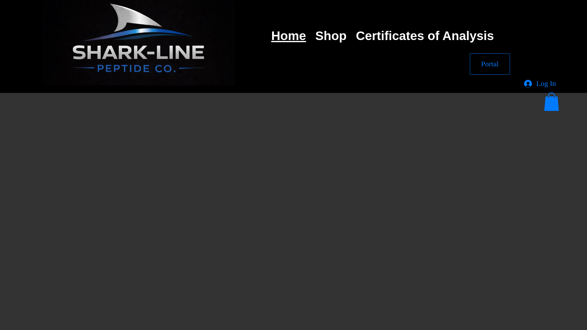 website screenshot of https://sharklinepeps.com/