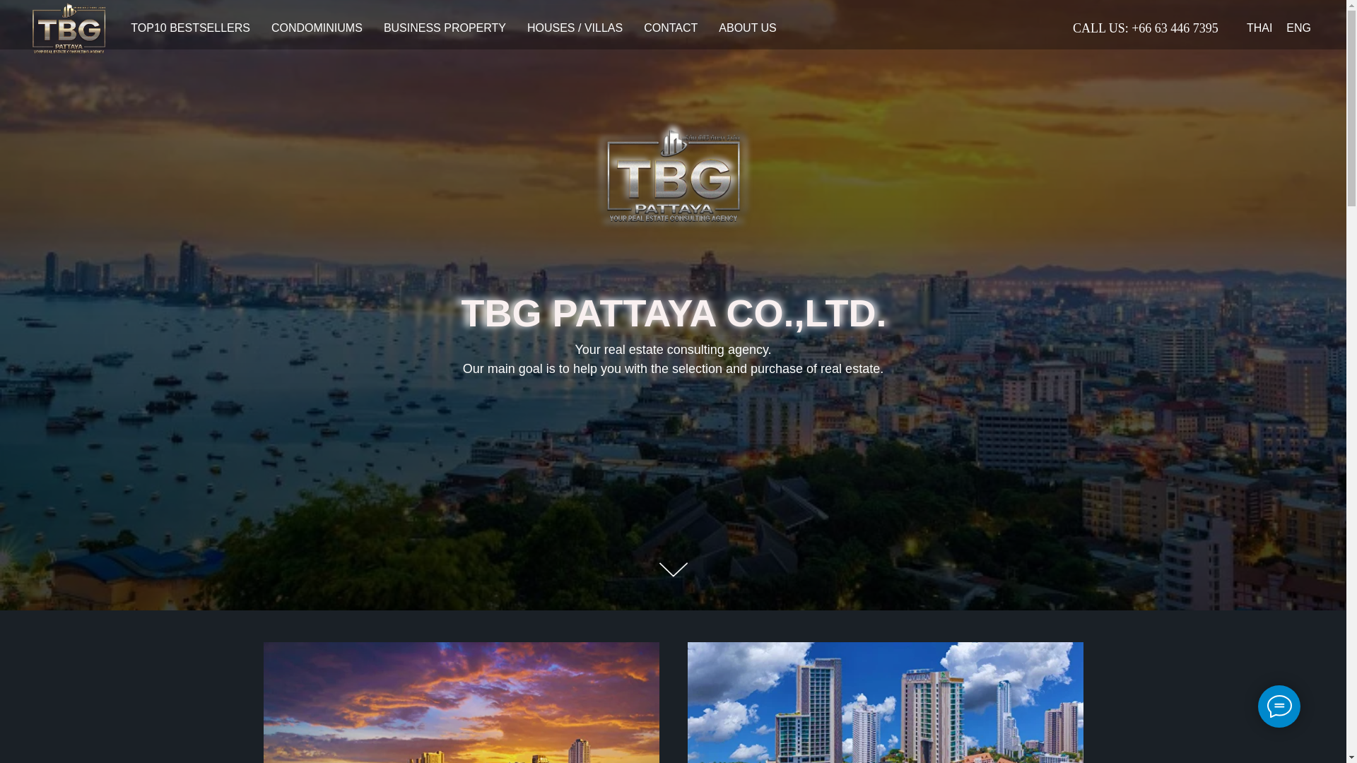 website screenshot of https://tbg-pattaya.pro/