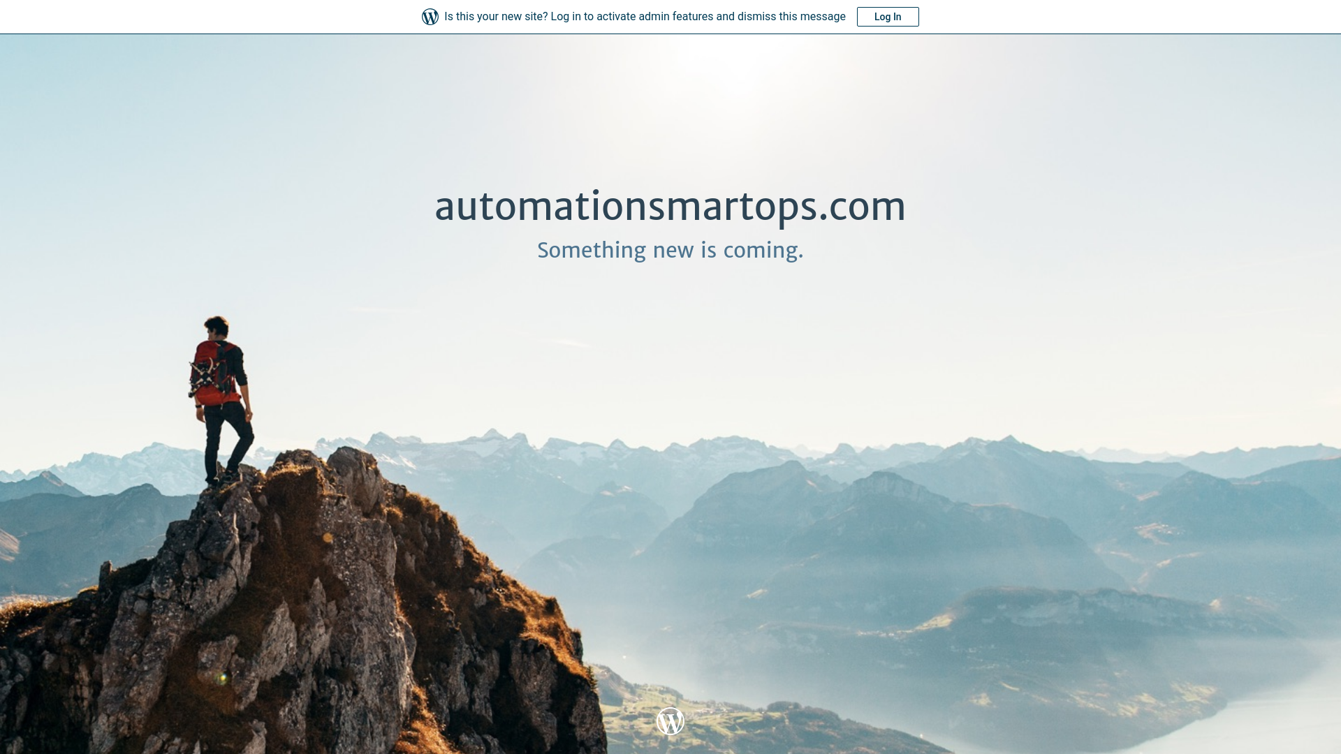 website screenshot of https://automationsmartops.com/