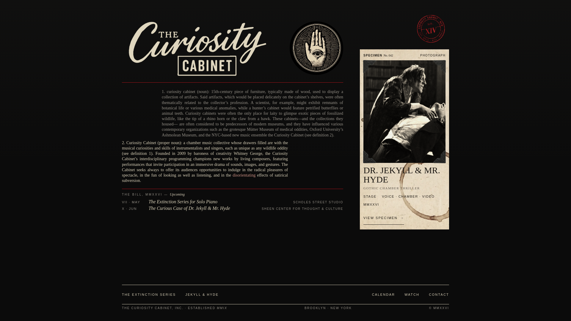 website screenshot of https://the-curiosity-cabinet-com.pages.dev/