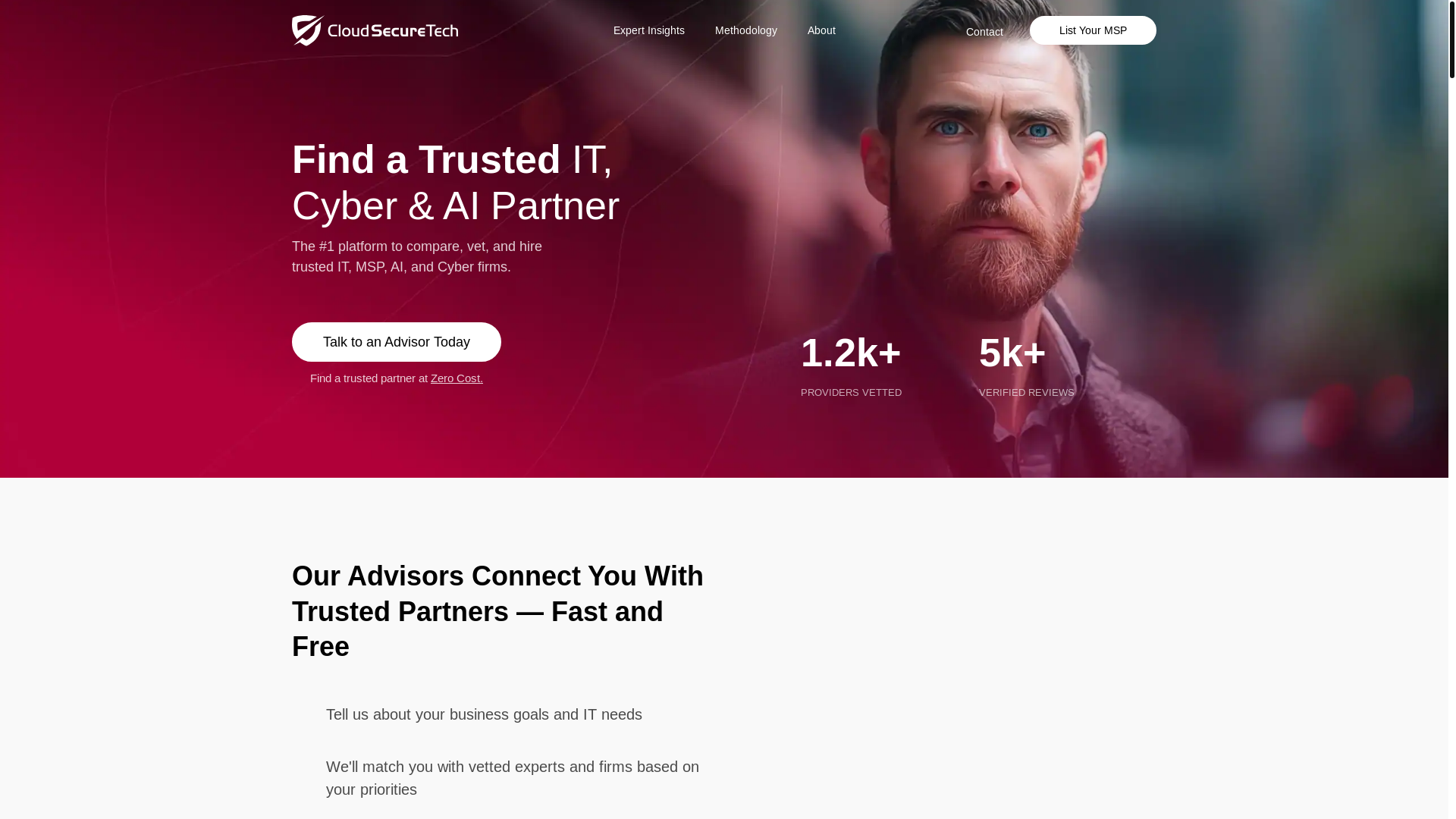 website screenshot of https://cstsolutions.net/