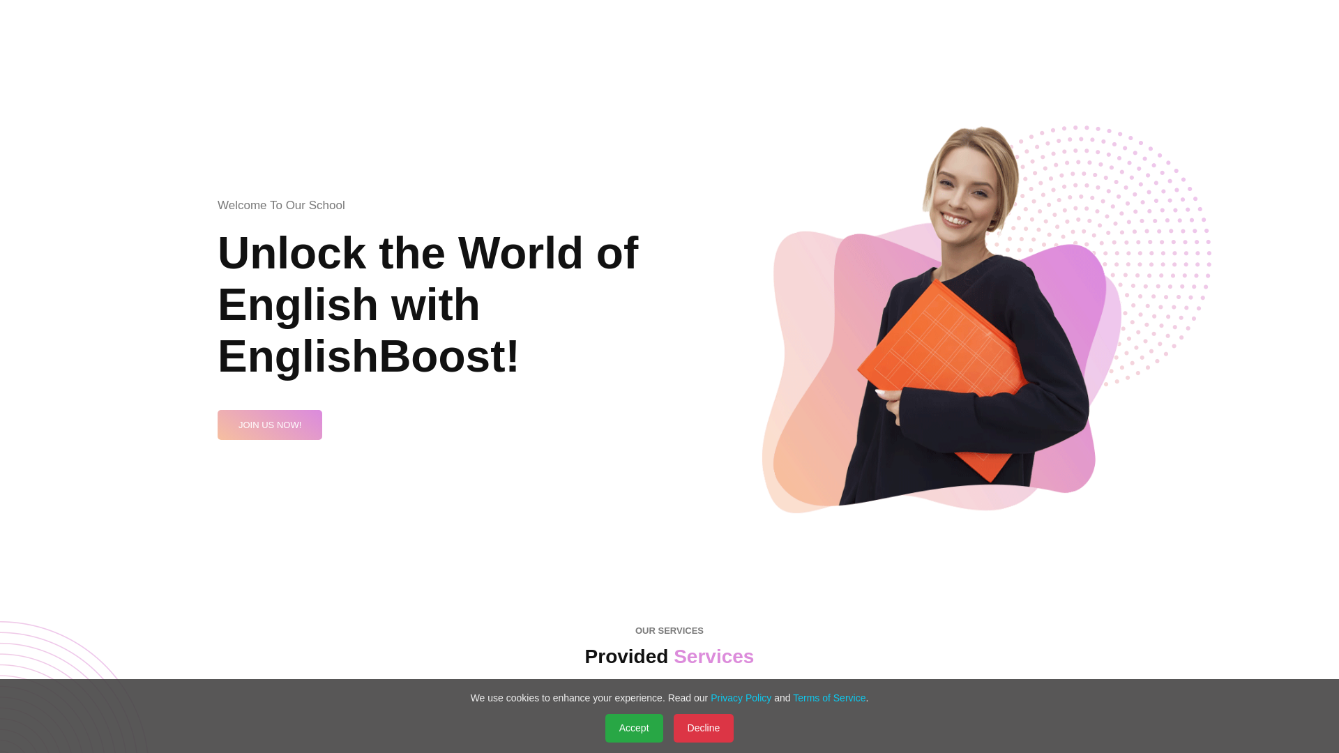 website screenshot of https://liminaryworks.click