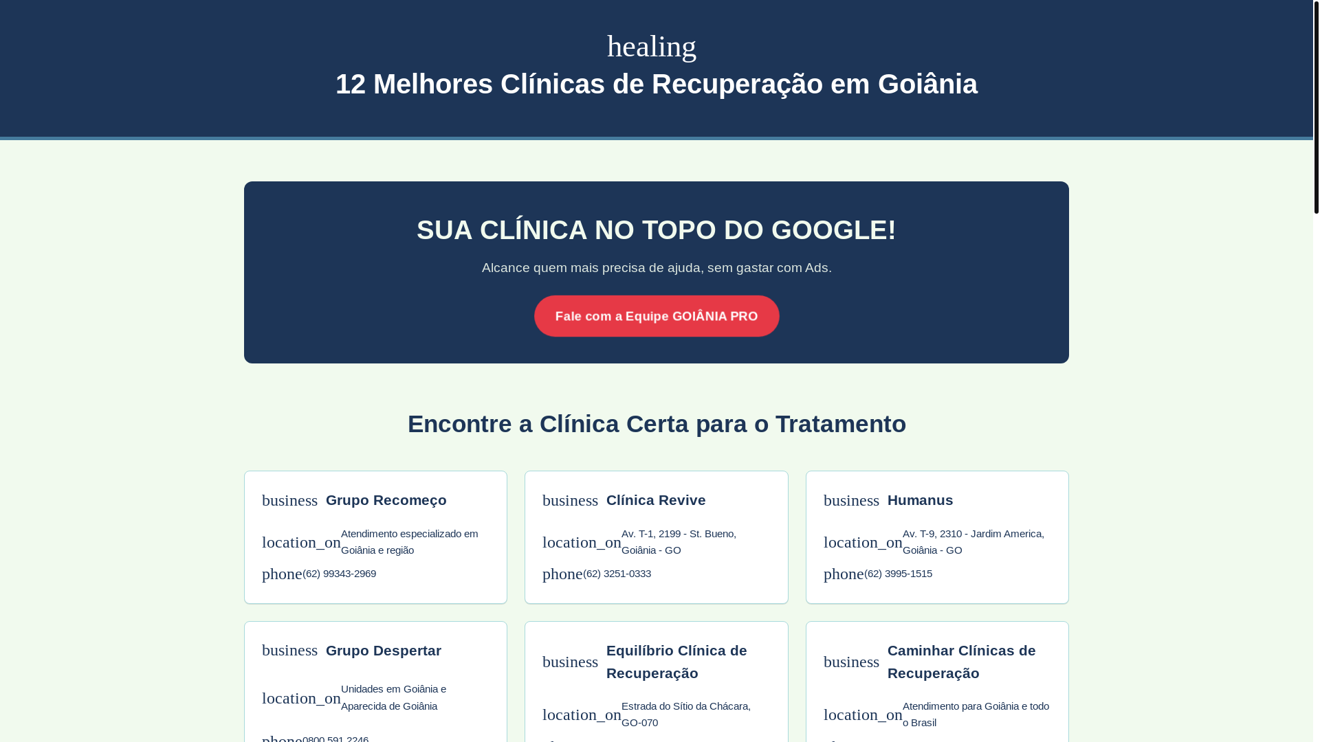 website screenshot of https://clinica-de-recuperacao-goiania.pages.dev/