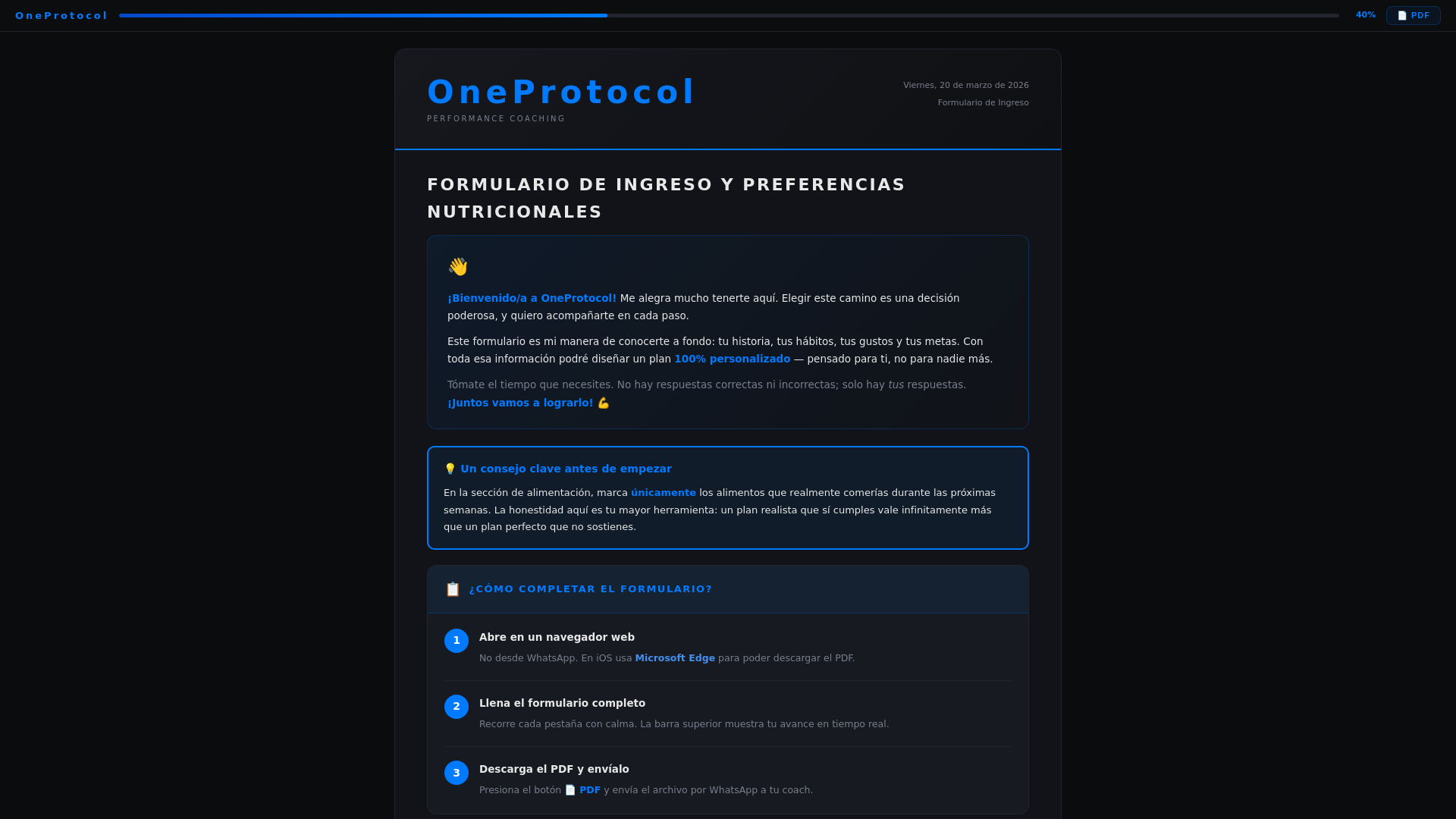 website screenshot of https://oneprotocolform.pages.dev/