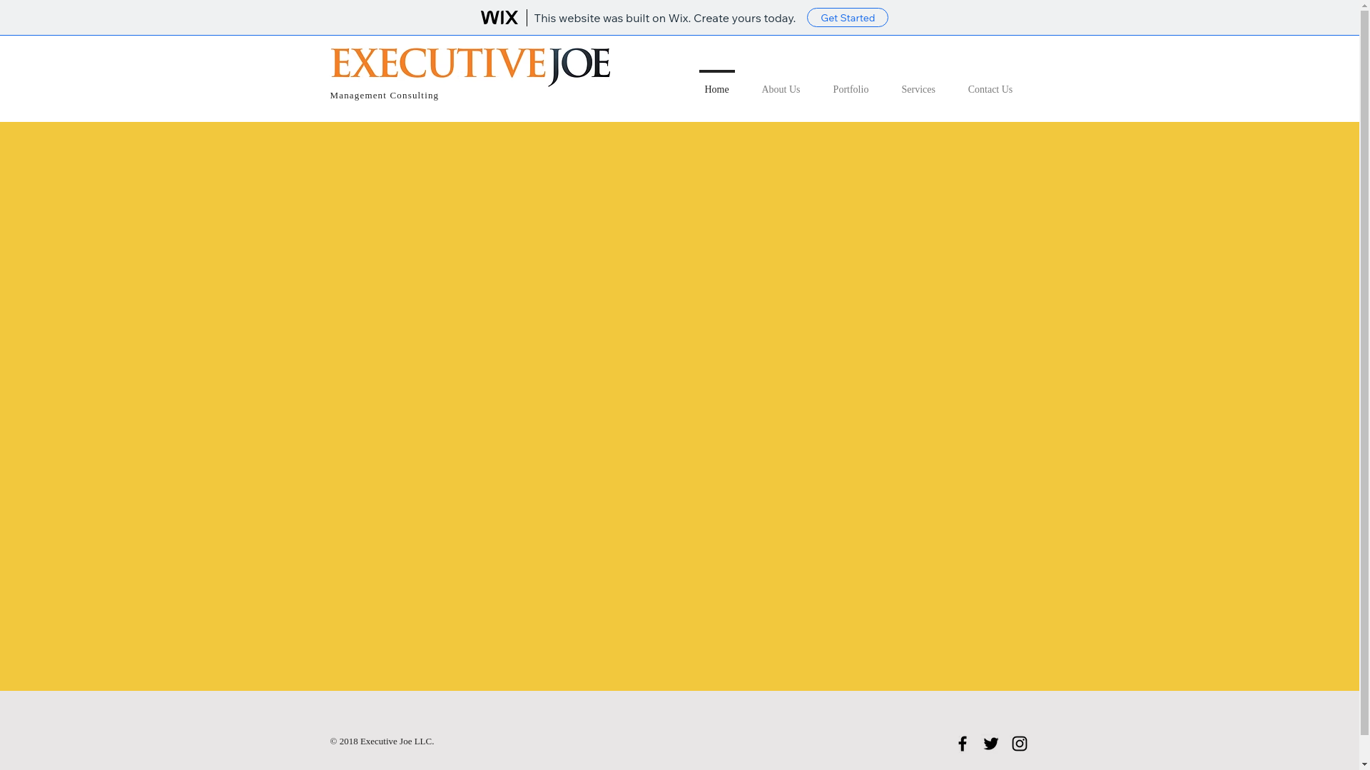 website screenshot of https://scaleexecutivejoe.com/