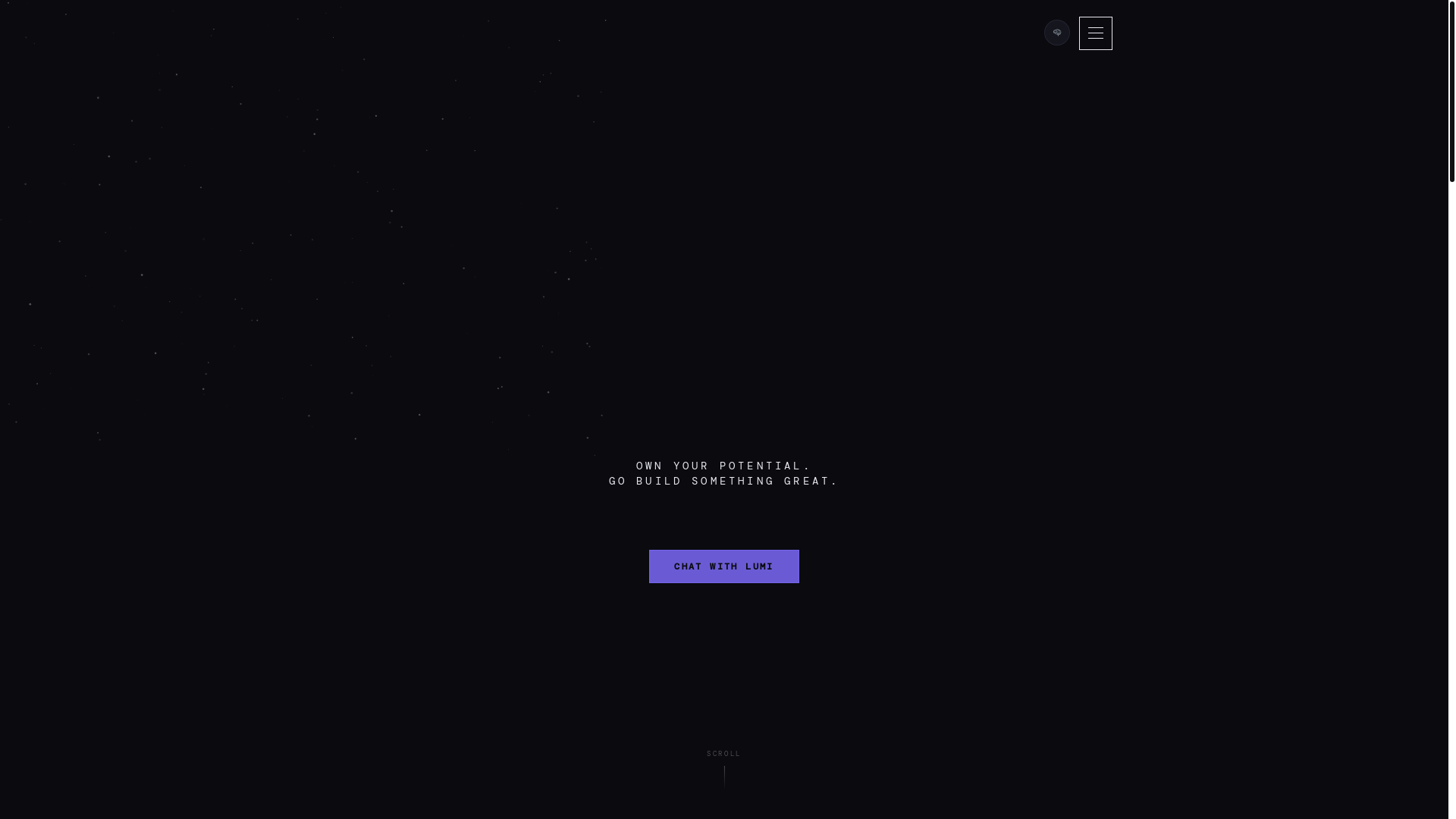 website screenshot of https://lumalien.com/