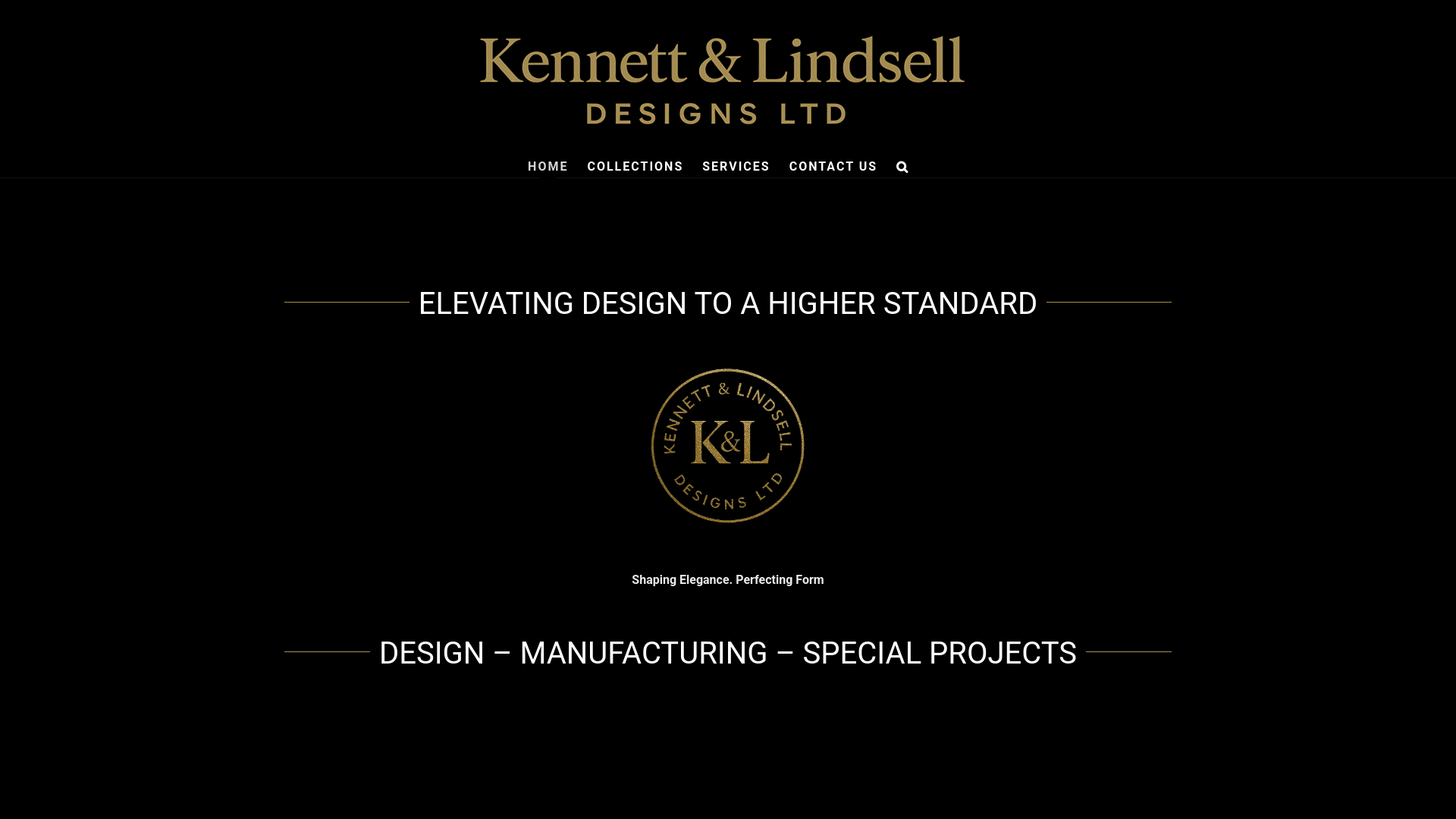 website screenshot of https://kennettlindselldesigns.co.uk