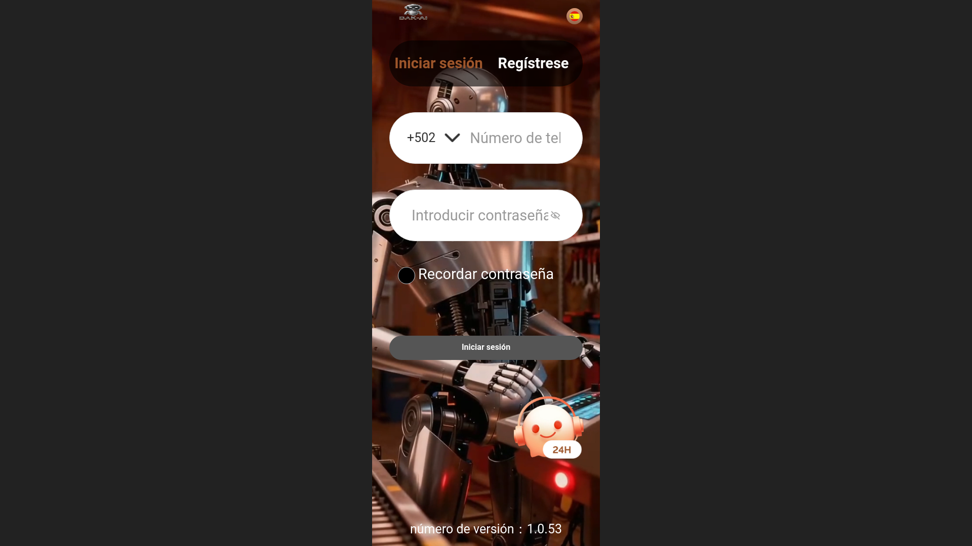 website screenshot of https://bakrt65.com/