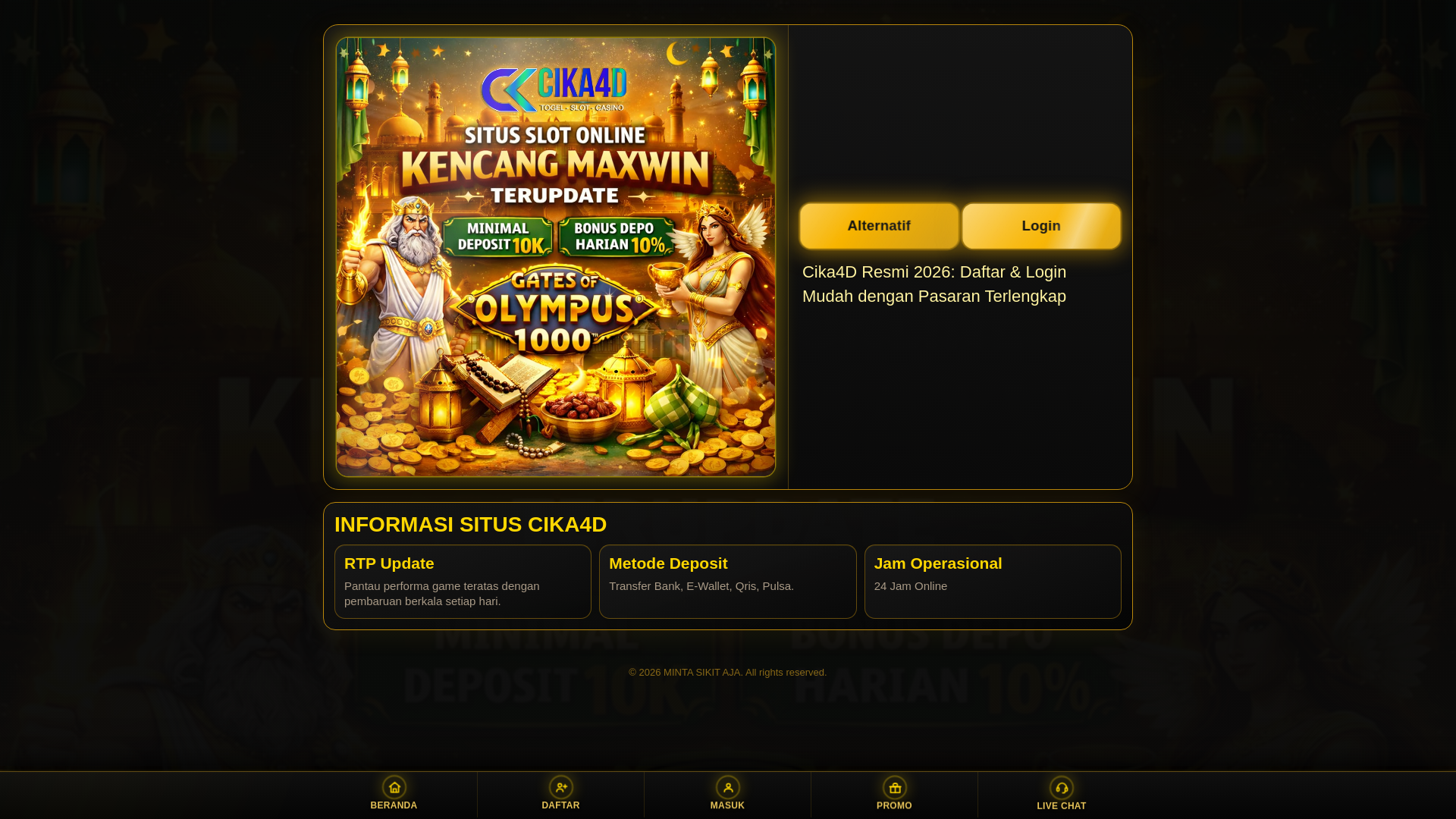 website screenshot of https://cika4damp1.pages.dev/