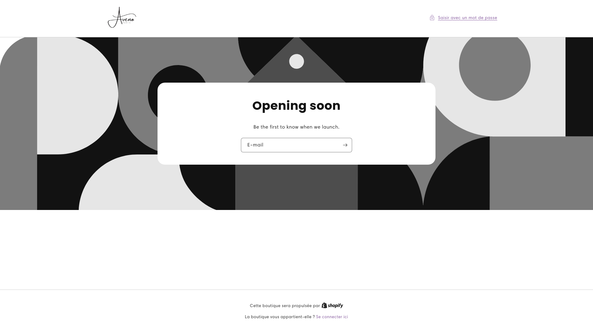 website screenshot of https://aveno.fr/