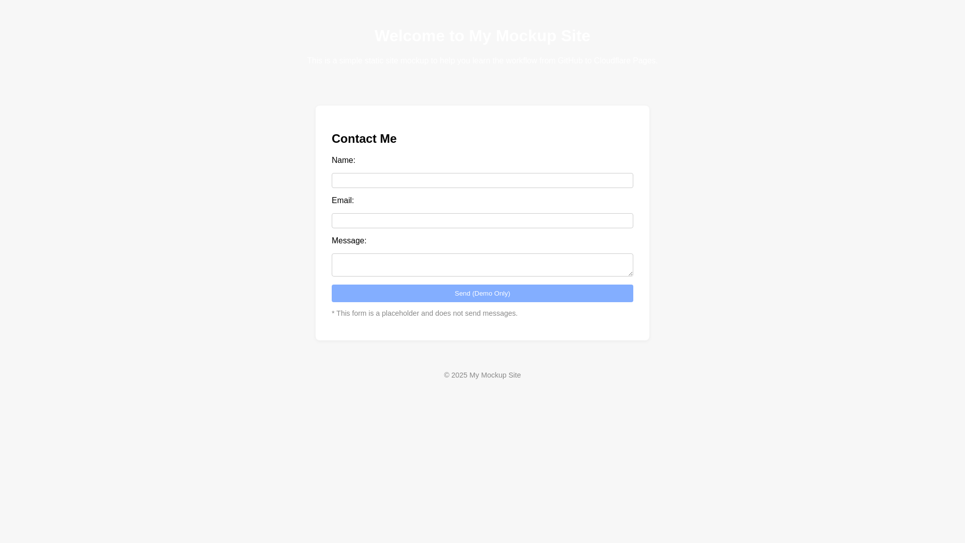 website screenshot of https://practice-site-9.pages.dev/