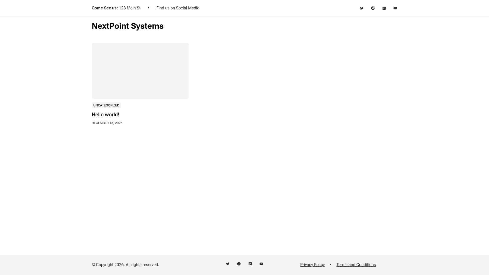 website screenshot of https://nextpointsystems.com