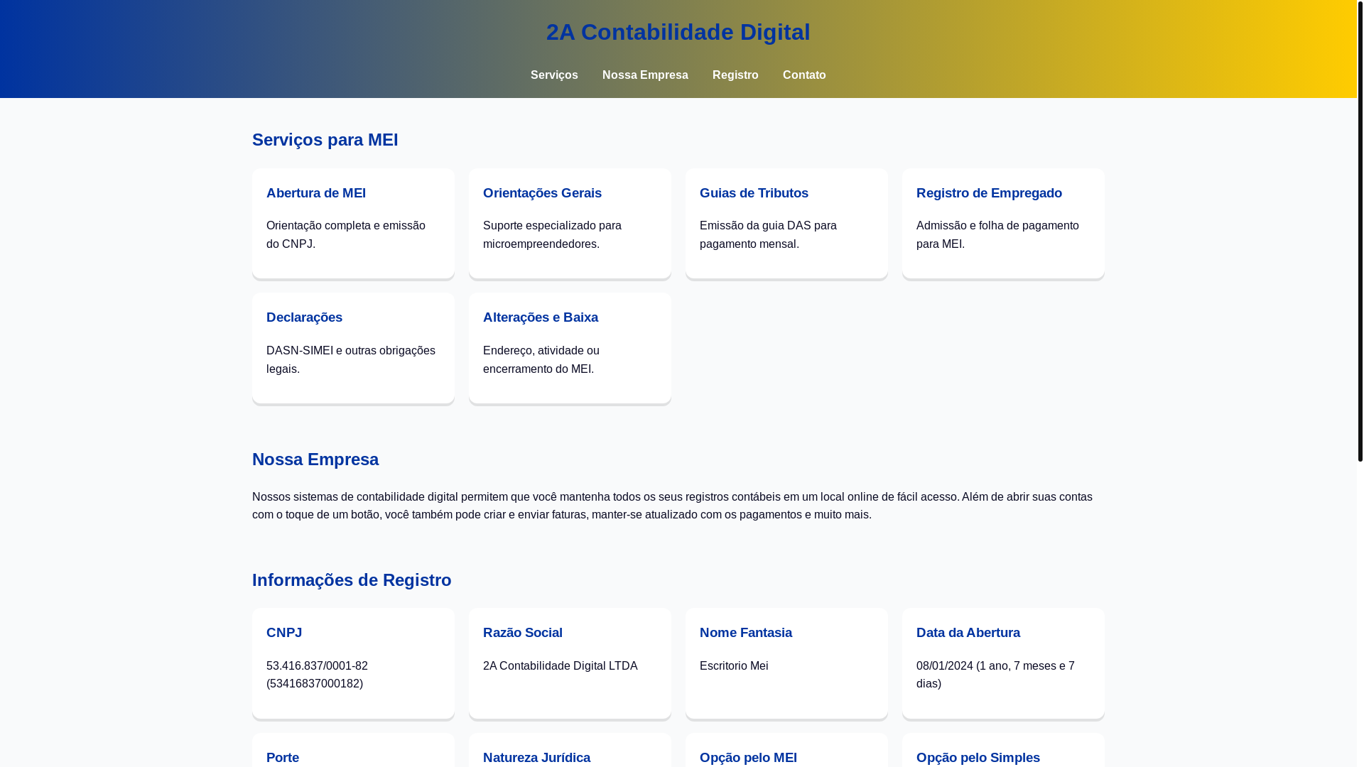 website screenshot of https://contaa2meiboleto.shop/