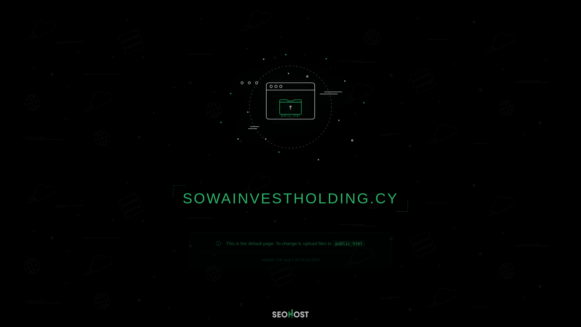 website screenshot of https://sowainvestholding.cy/