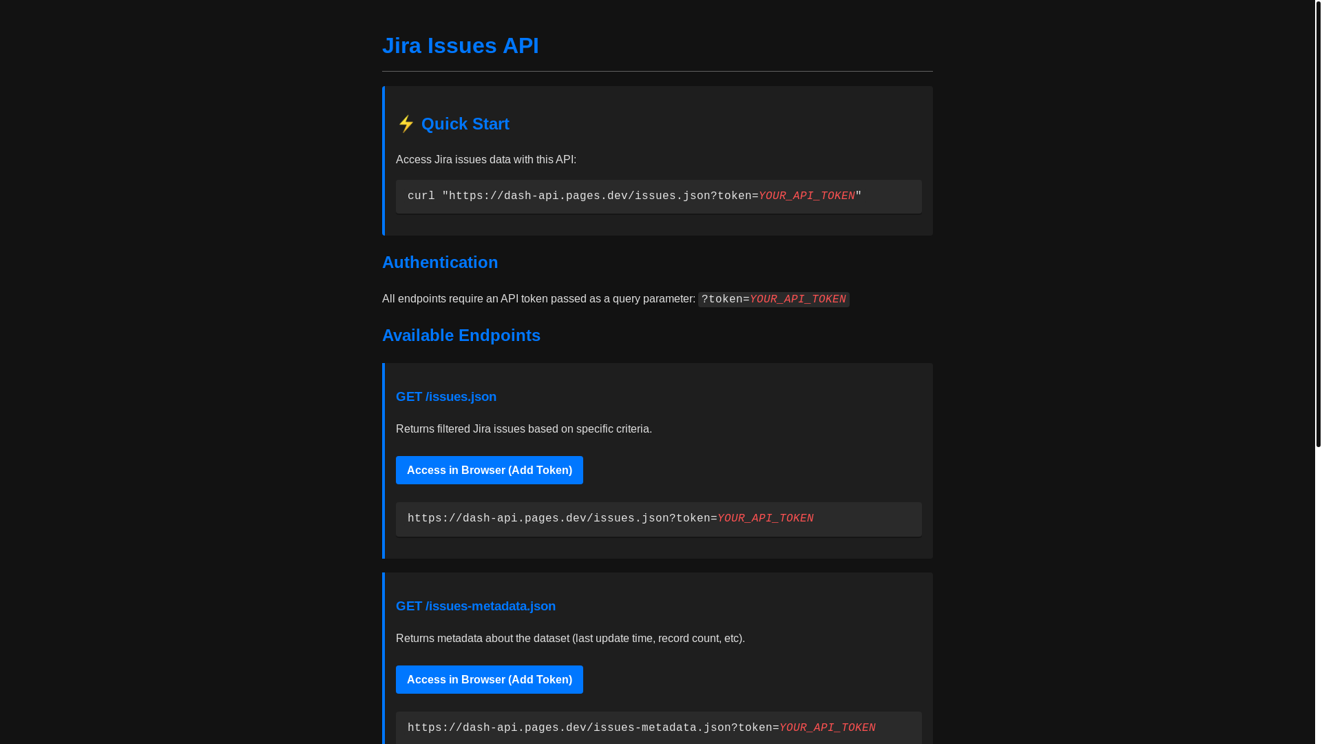 website screenshot of https://dash-api.pages.dev/