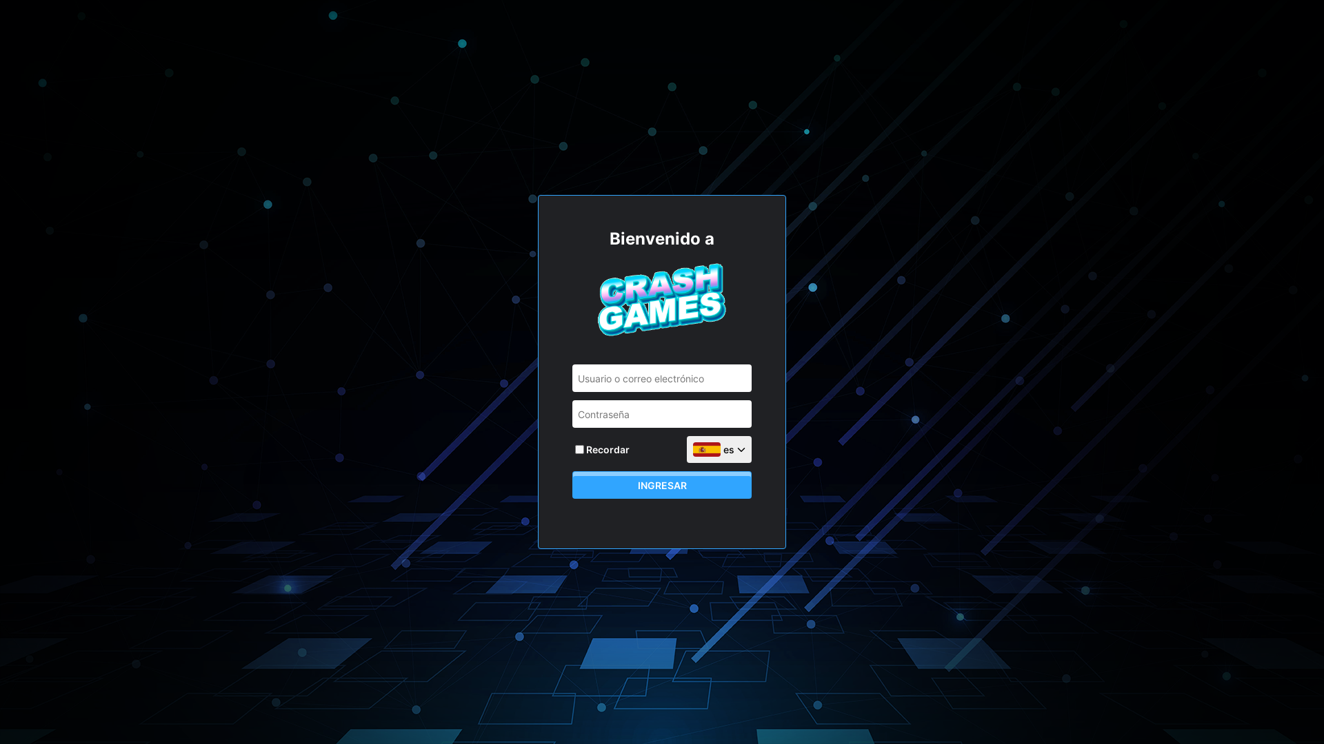 website screenshot of https://crashgamesfrontendtest.pages.dev/