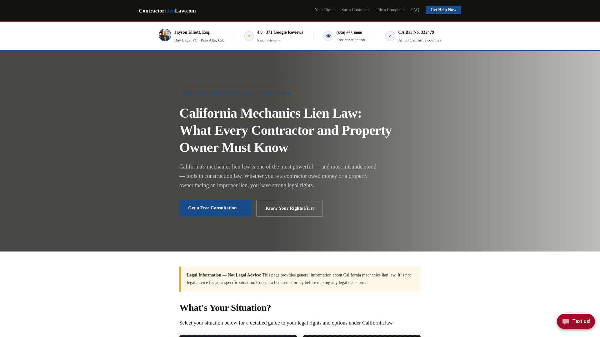 website screenshot of https://contractorlienlaw-com.pages.dev/