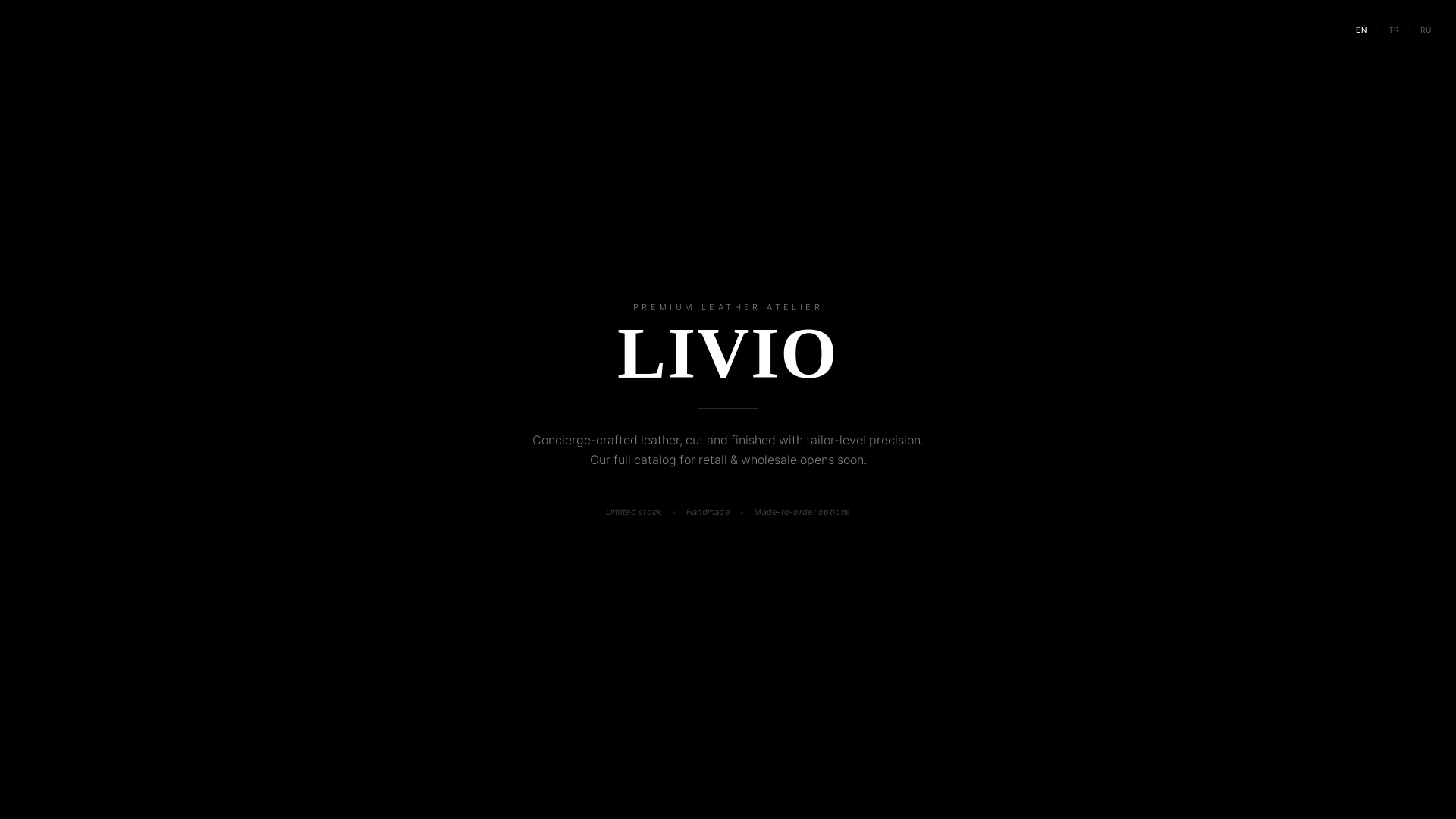 website screenshot of https://liviofur.com/