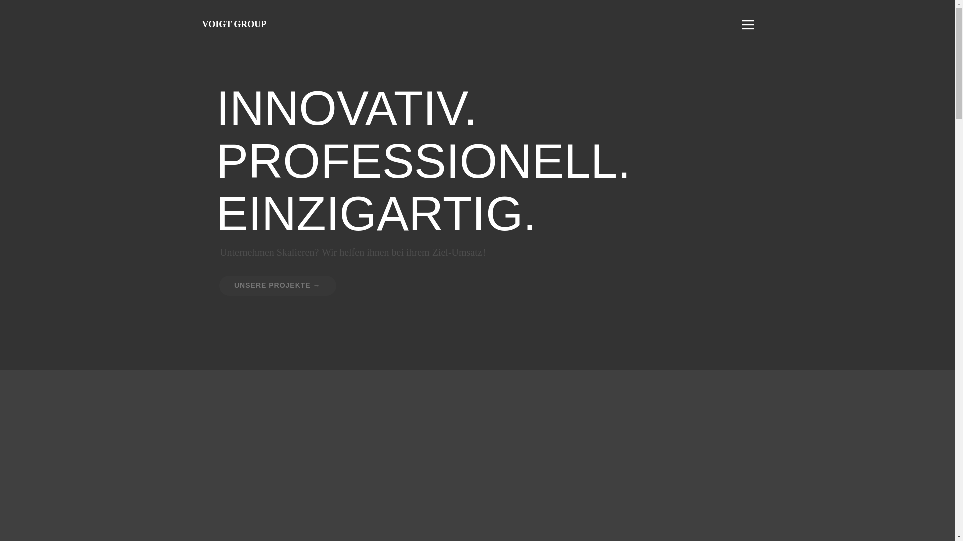 website screenshot of https://voigt-development.at/