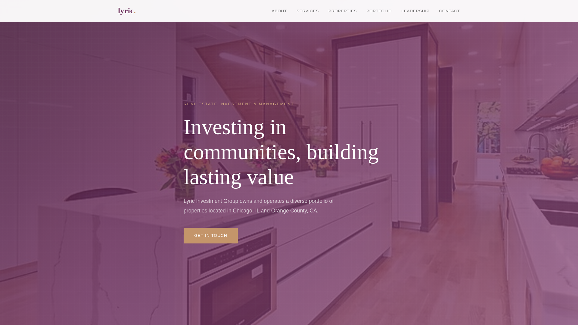 website screenshot of https://lyric-investment.pages.dev/