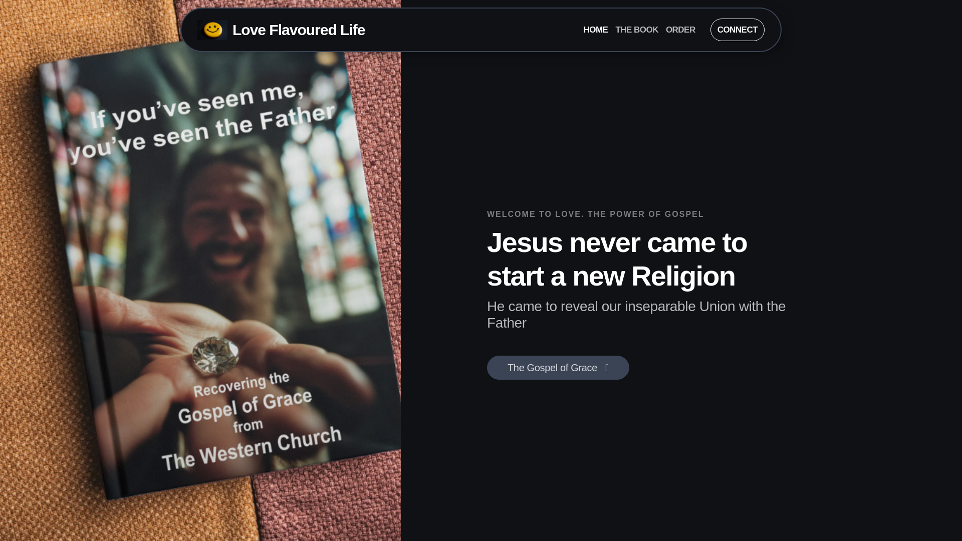 website screenshot of https://loveflavouredlife.co.za/