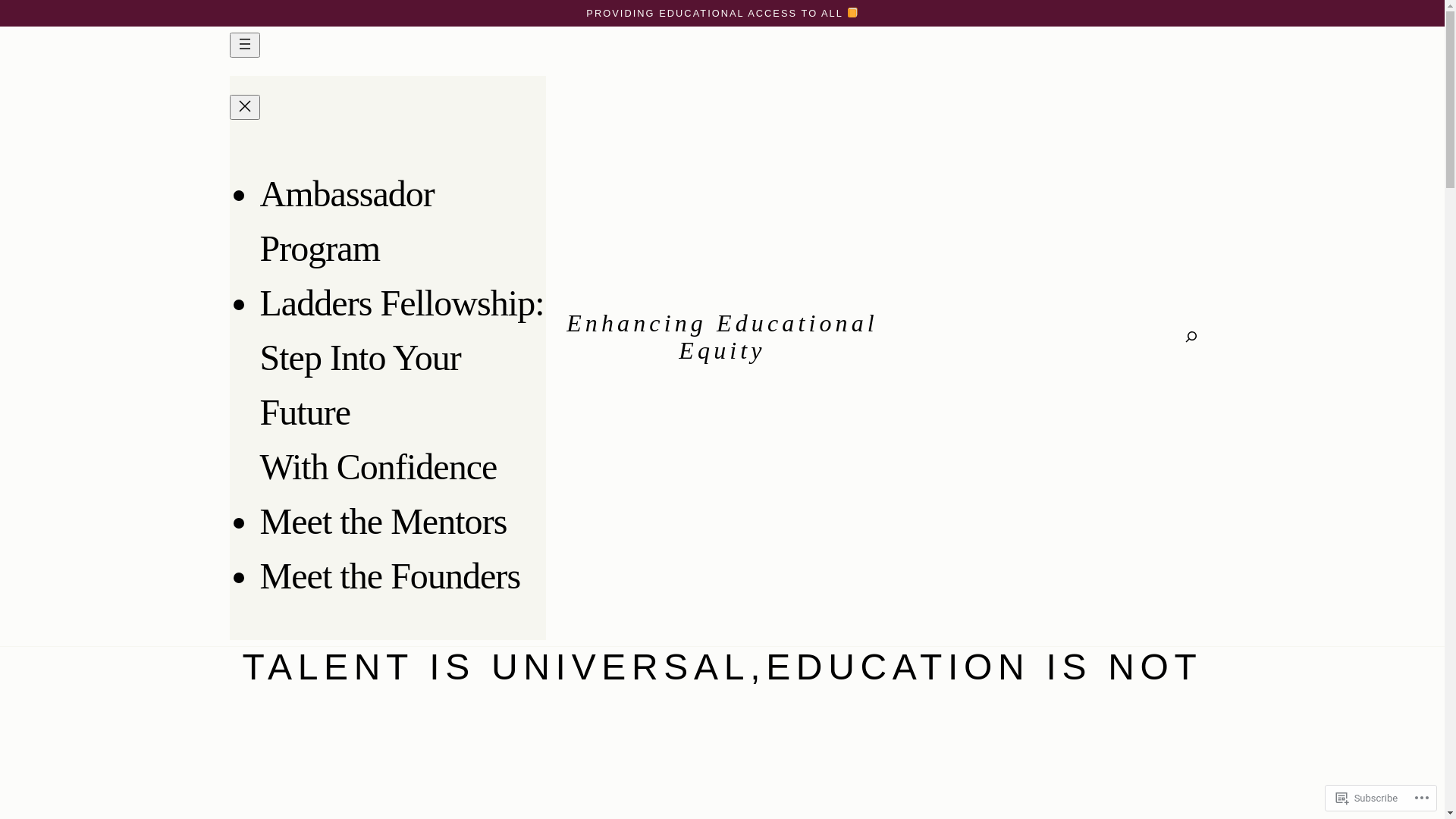 website screenshot of https://enhanceequity.org/