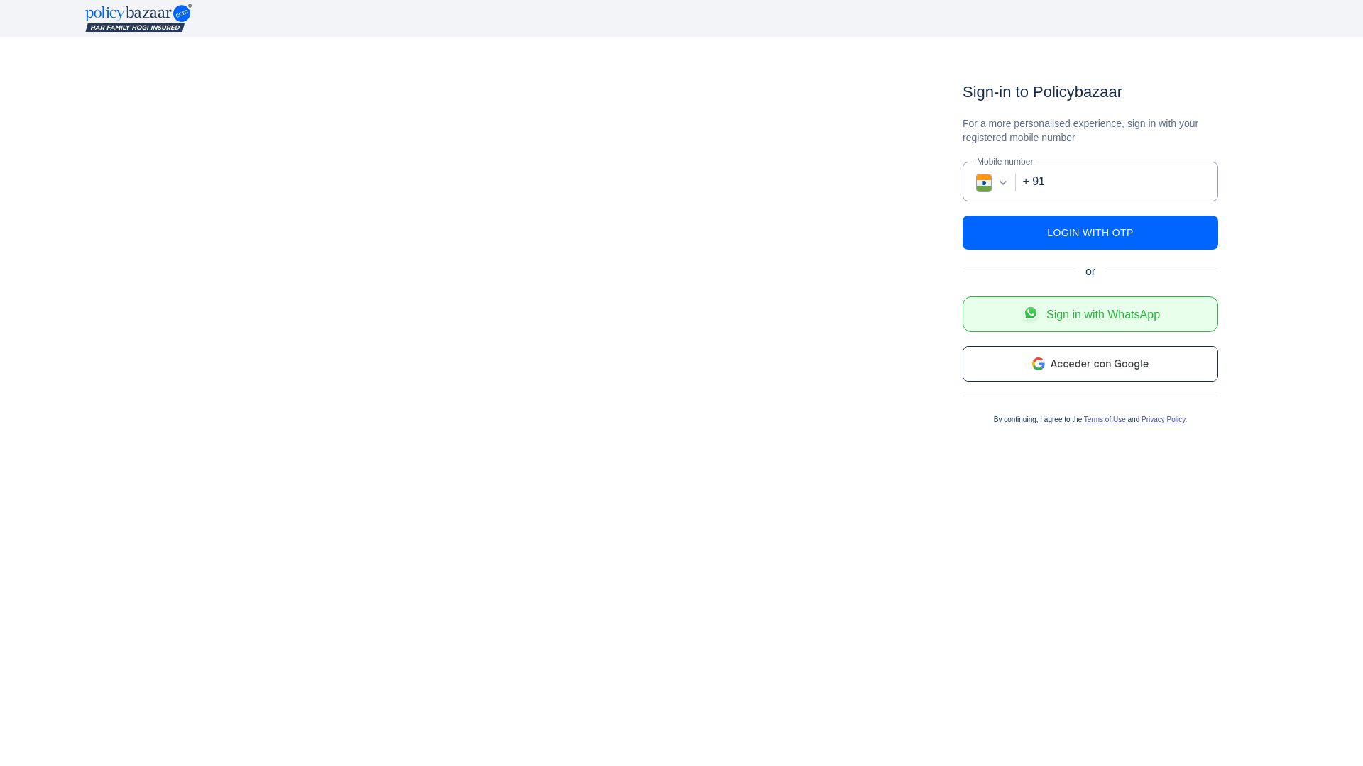 website screenshot of https://myaccount.policybazaar.com/policyDetail/ODc3ODI3MzA4