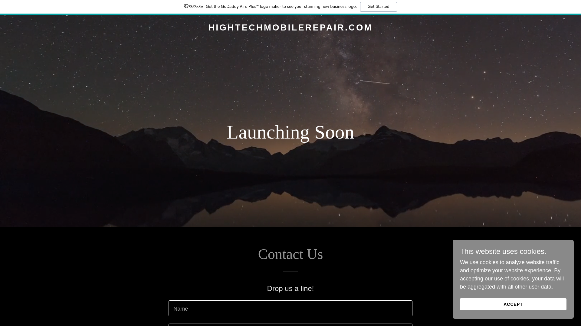 website screenshot of https://hightechmobilerepair.com/