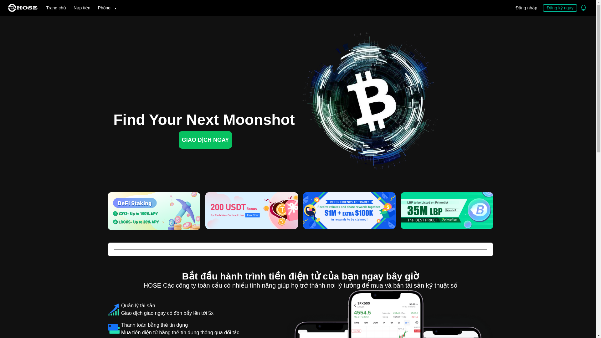 website screenshot of https://hose-exchanges.com/