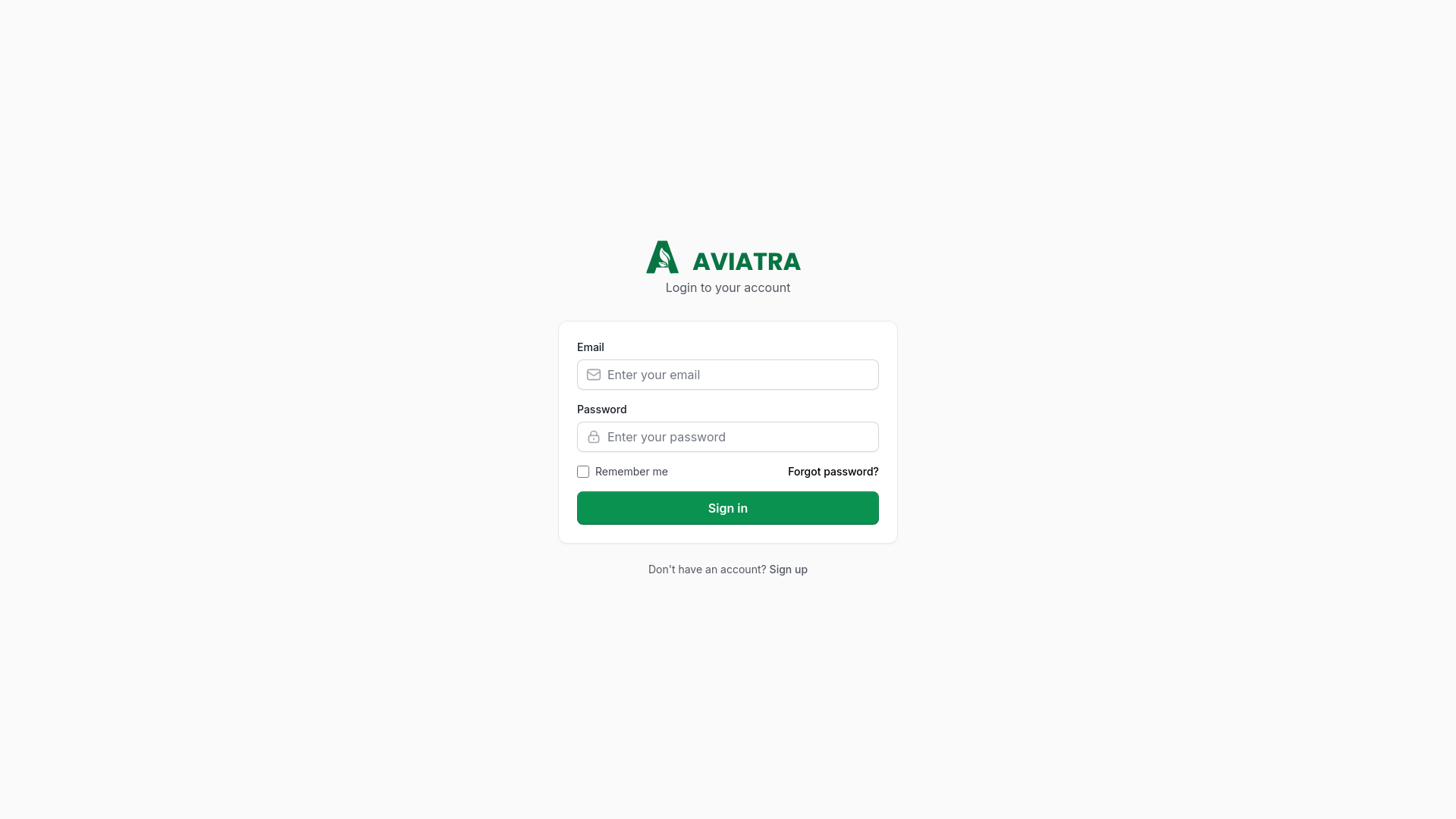 website screenshot of https://aviatra.net/
