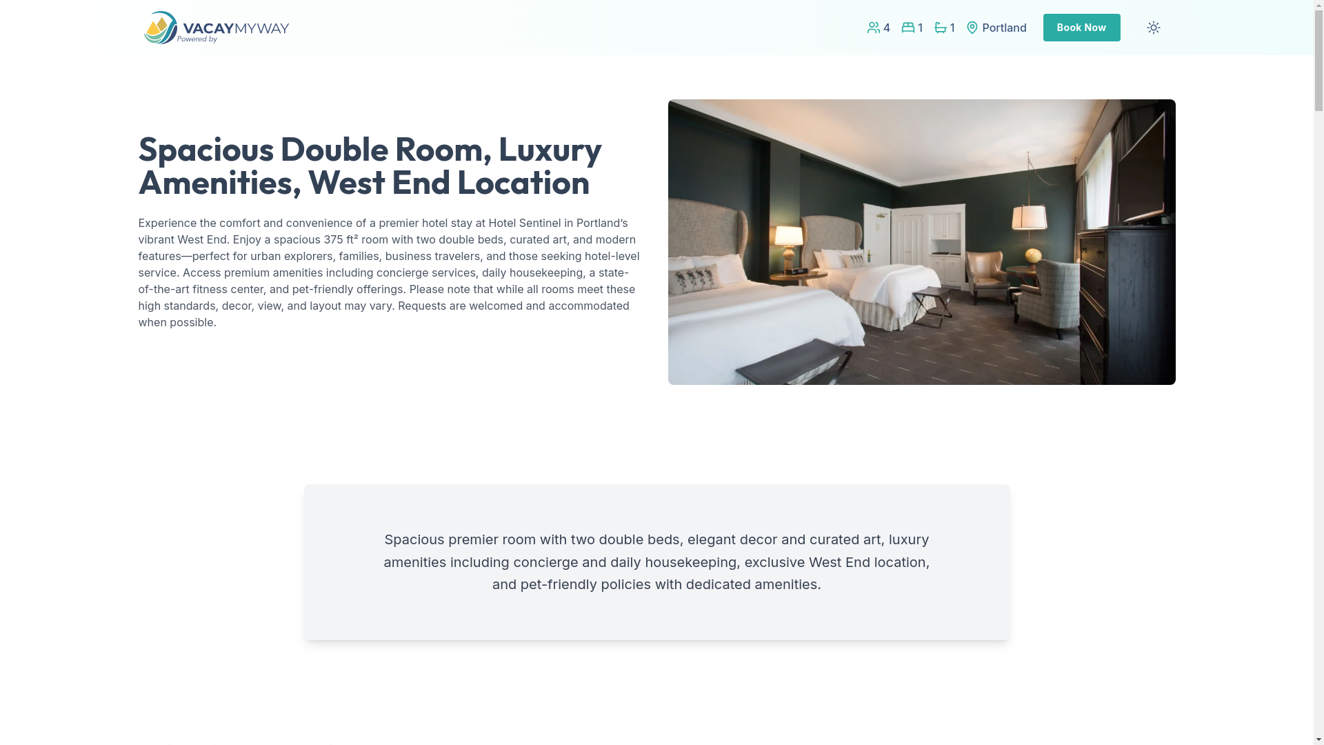 website screenshot of https://westendsuites.condos/