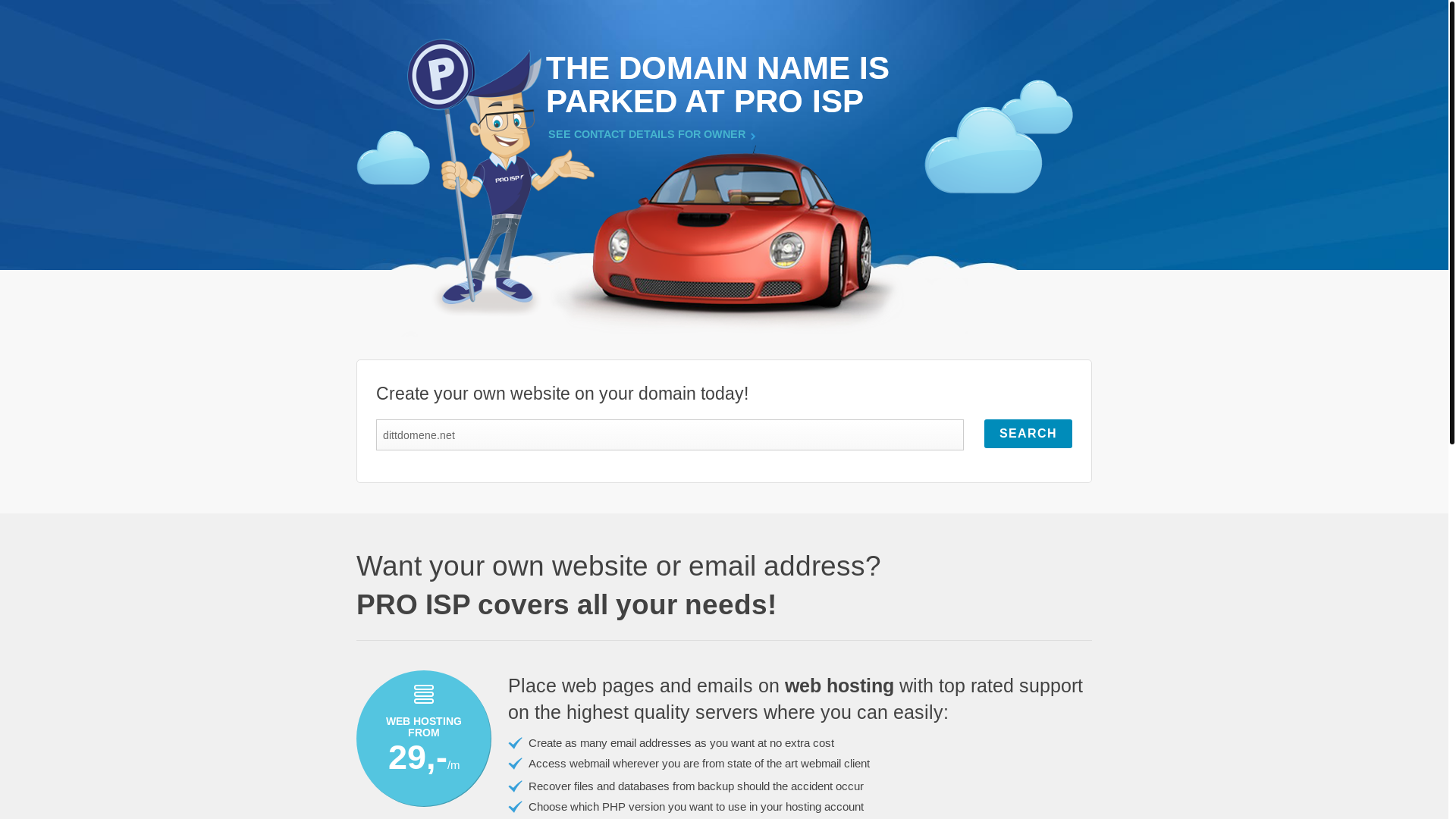 website screenshot of https://sfobarna.no/