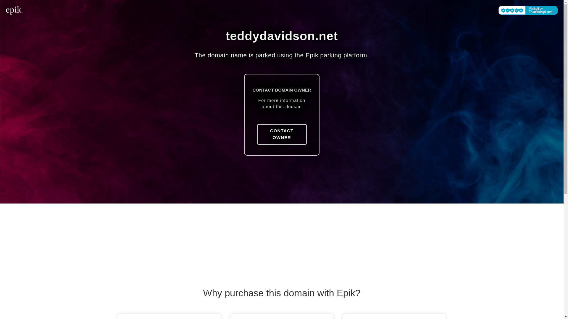 website screenshot of https://teddydavidson.net/